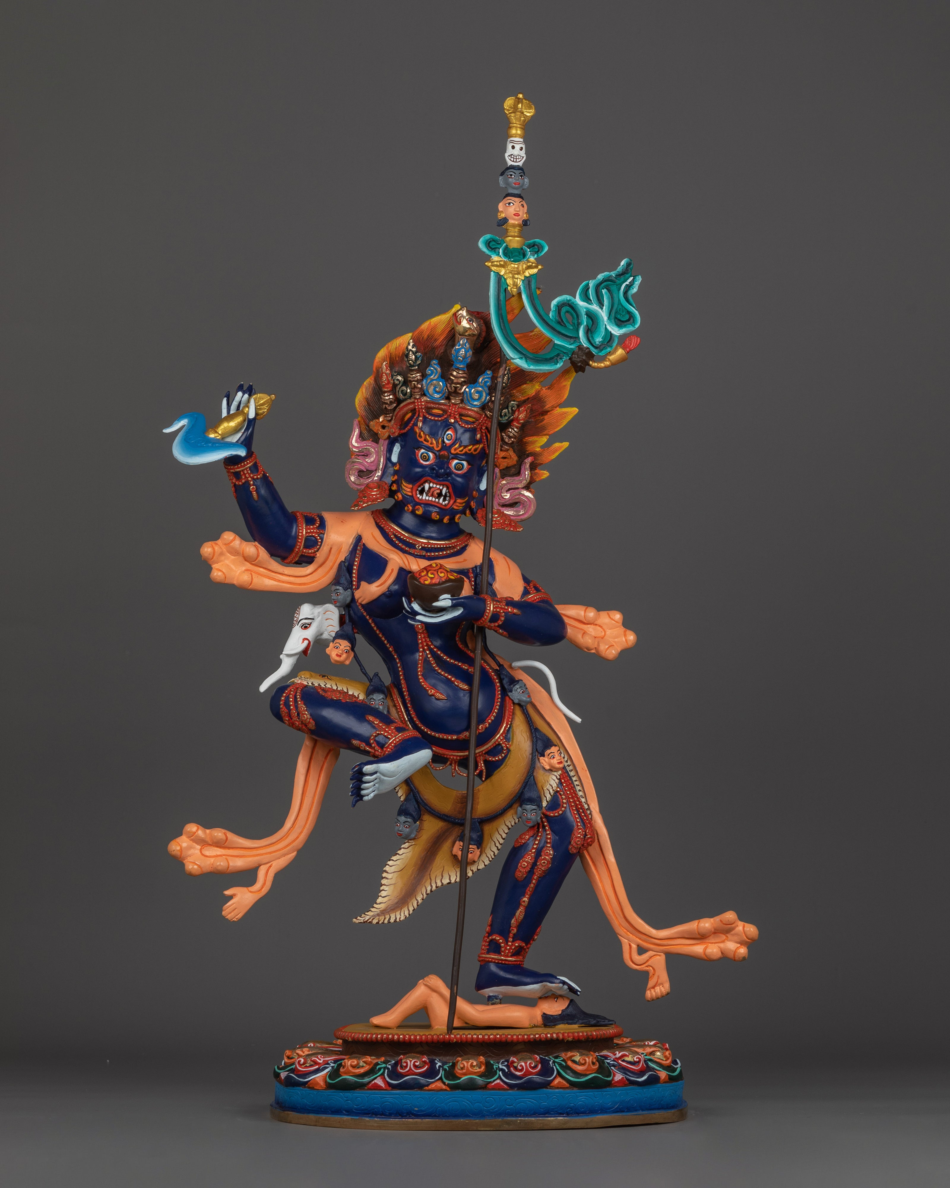 Handmade Statue of Troma Nagmo | The Black Wrathful Mother