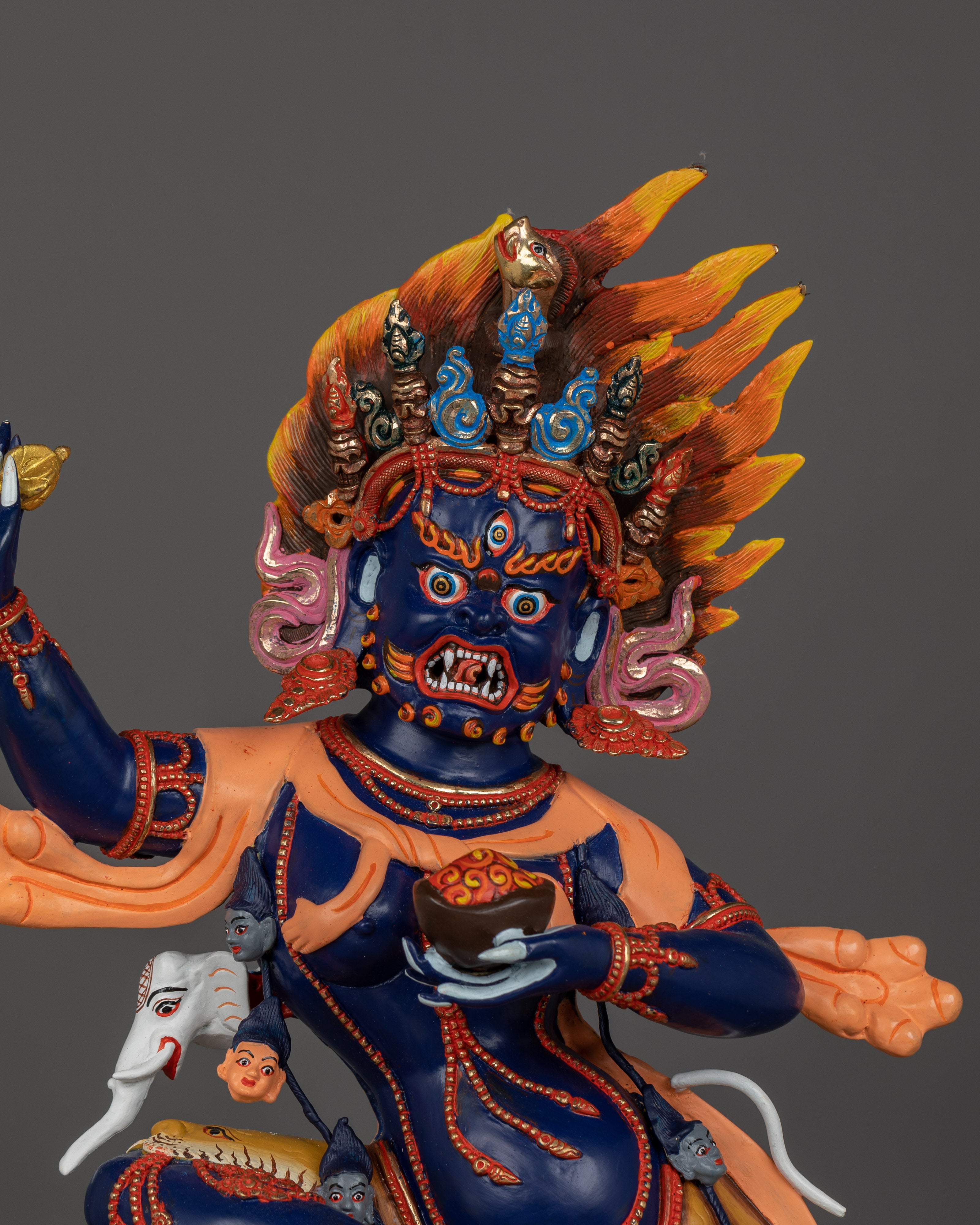 Handmade Statue of Troma Nagmo | The Black Wrathful Mother