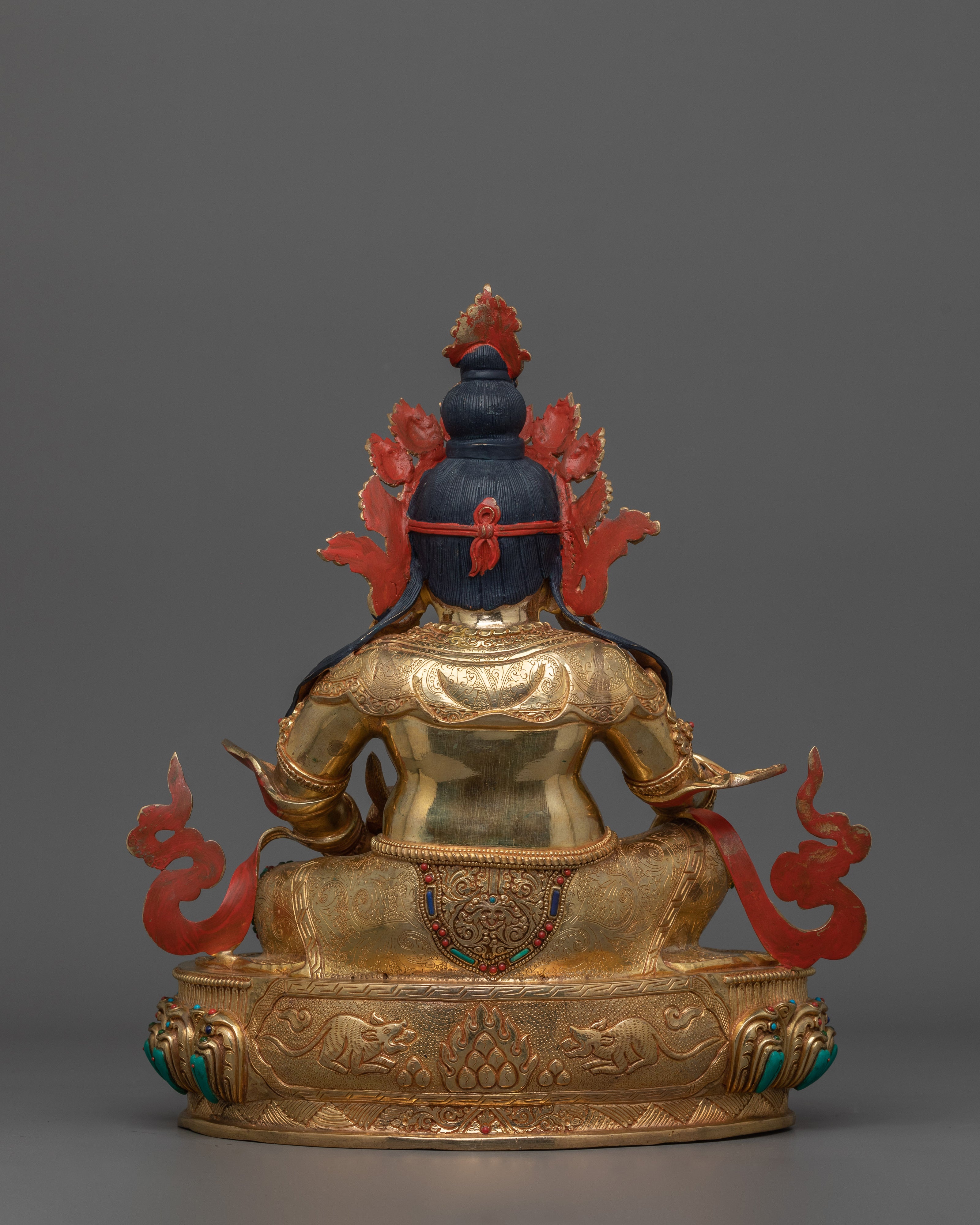 Handcrafted Statue of 5 Dzambhala Set | A Collection of Dzambhala Statues