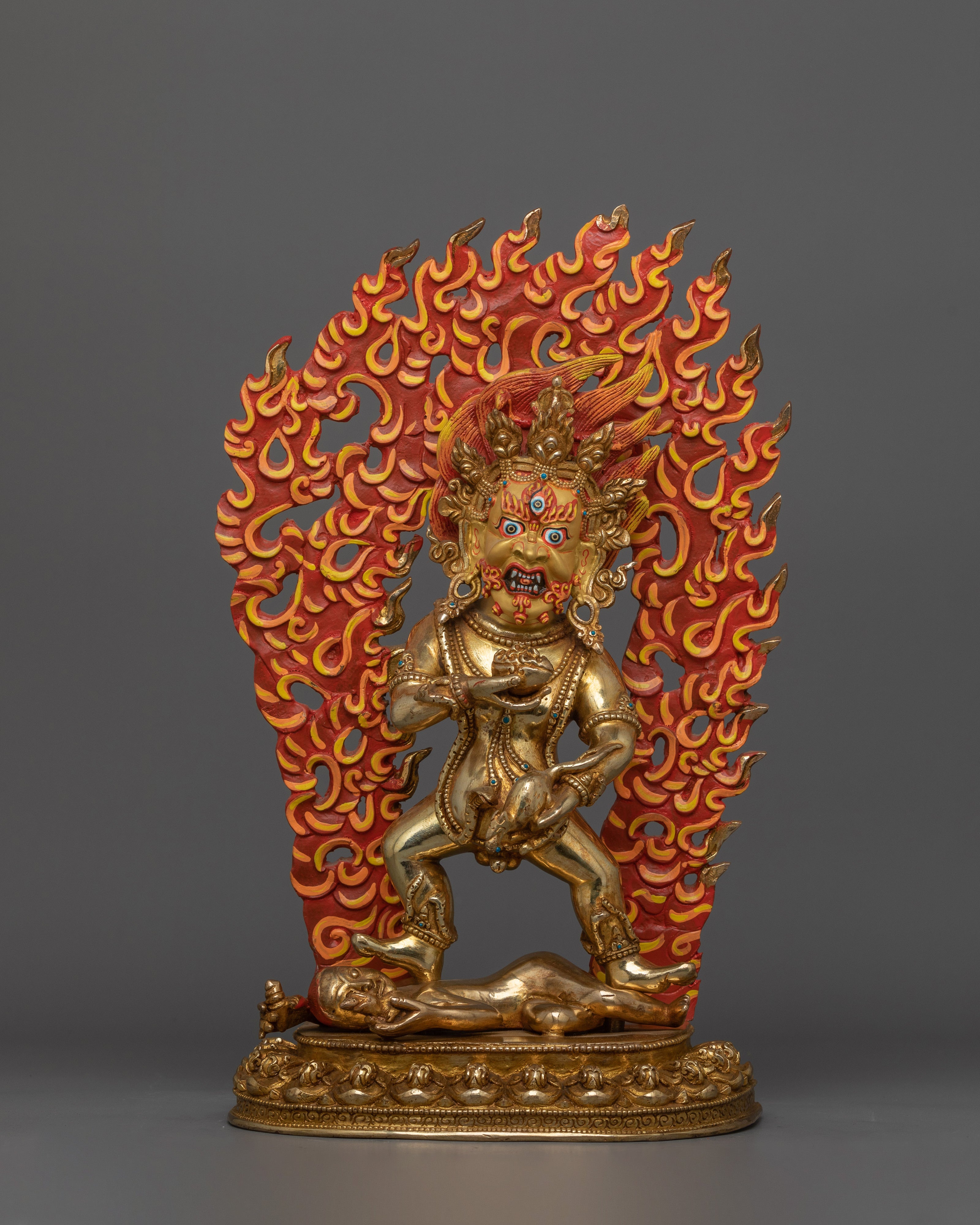 Handcrafted Statue of 5 Dzambhala Set | A Collection of Dzambhala Statues