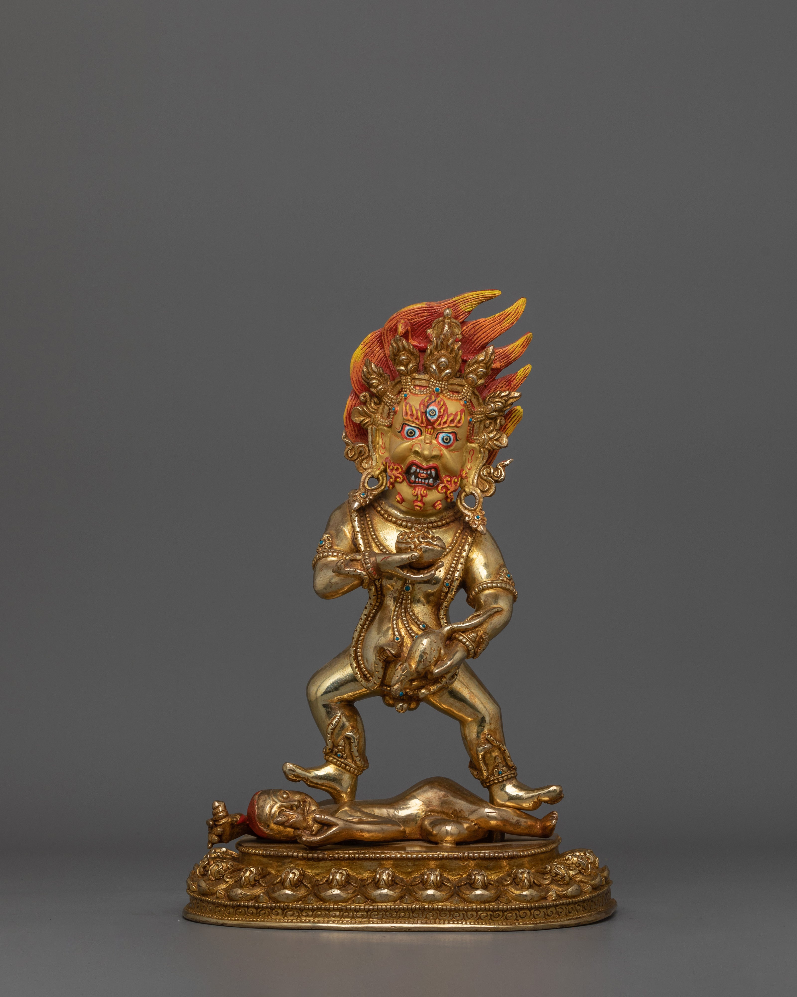 Handcrafted Statue of 5 Dzambhala Set | A Collection of Dzambhala Statues