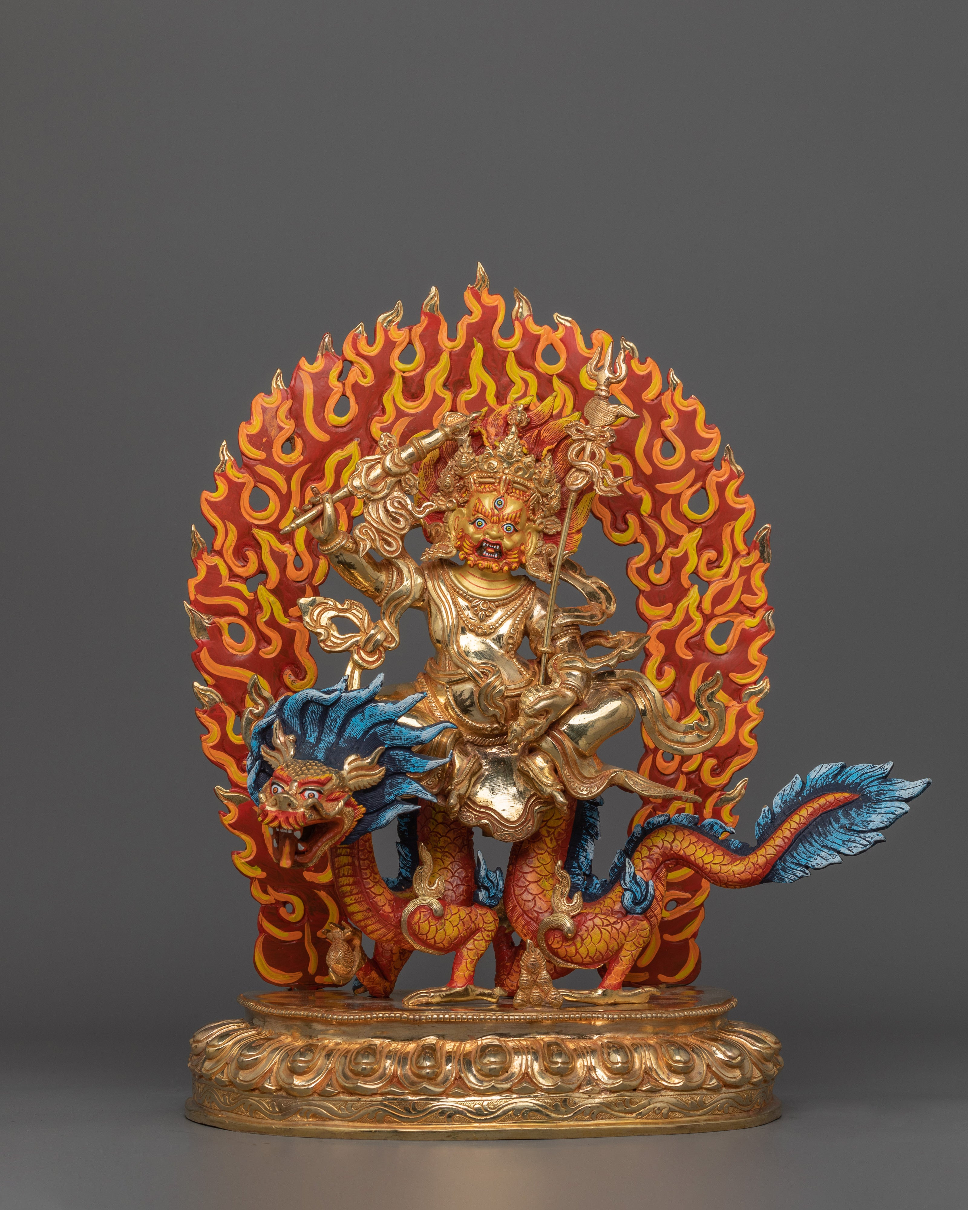 Handcrafted Statue of 5 Dzambhala Set | A Collection of Dzambhala Statues