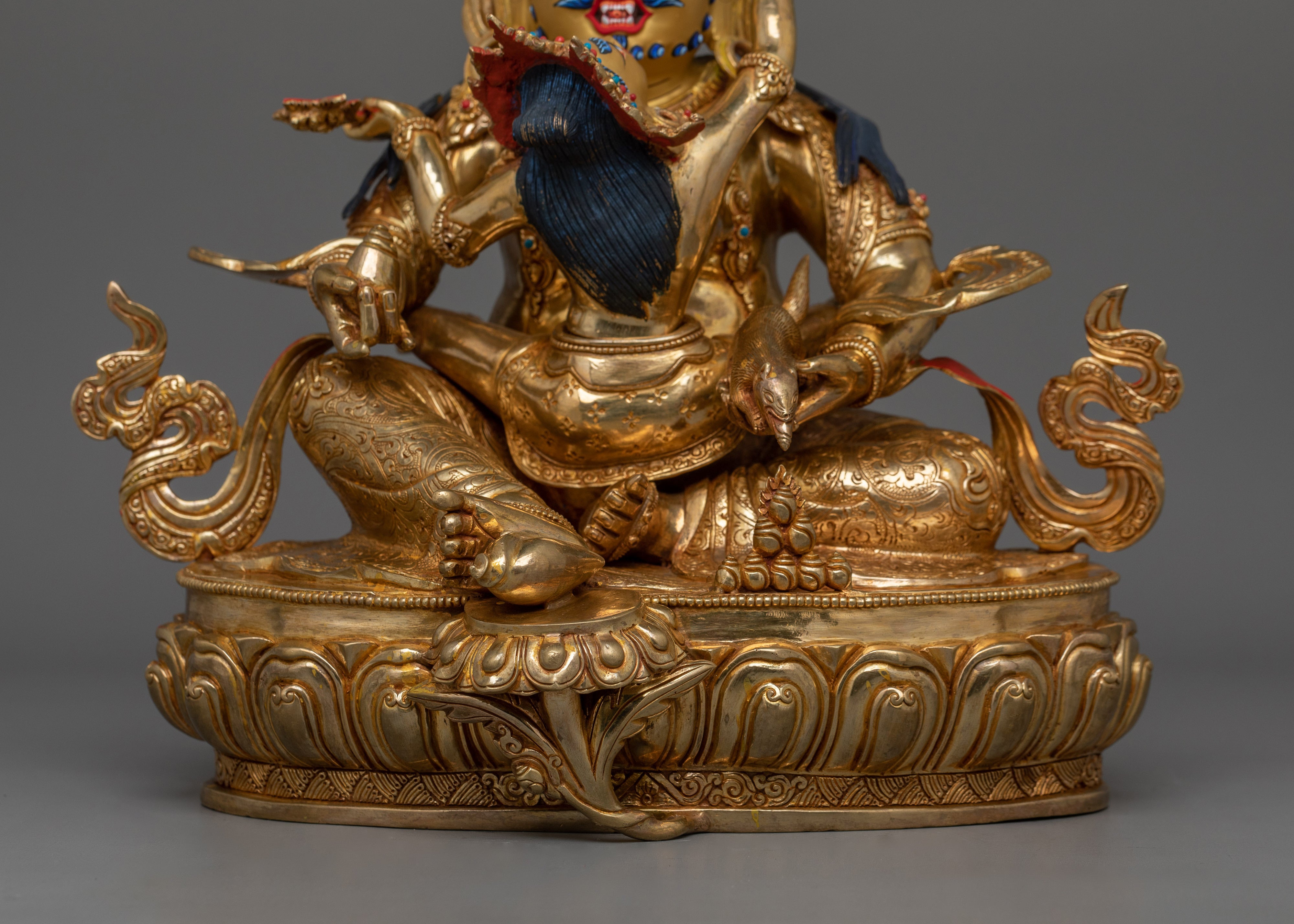 Handcrafted Statue of 5 Dzambhala Set | A Collection of Dzambhala Statues