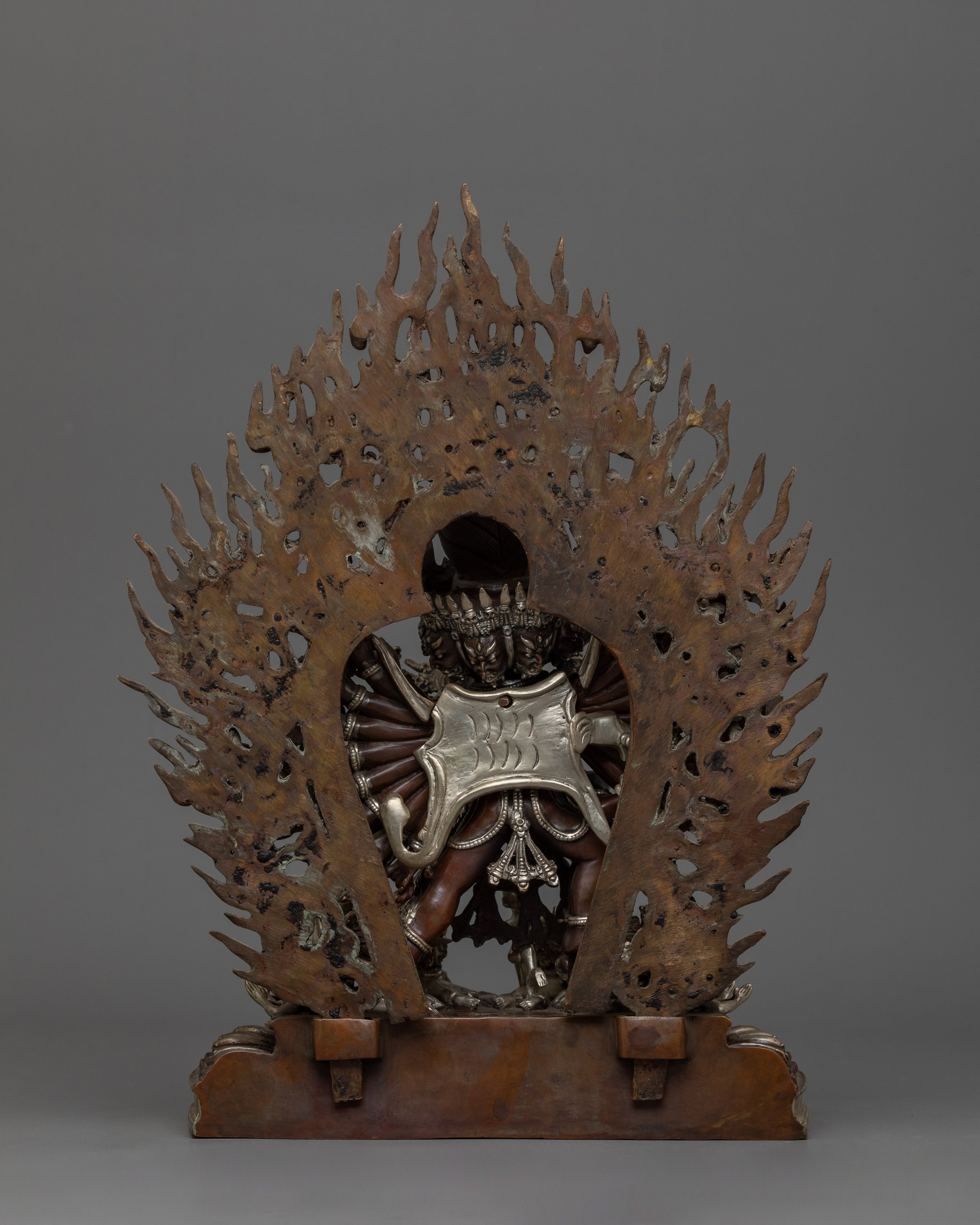 Tibetan Statue of Yamantaka | The Wrathful Conqueror of Death