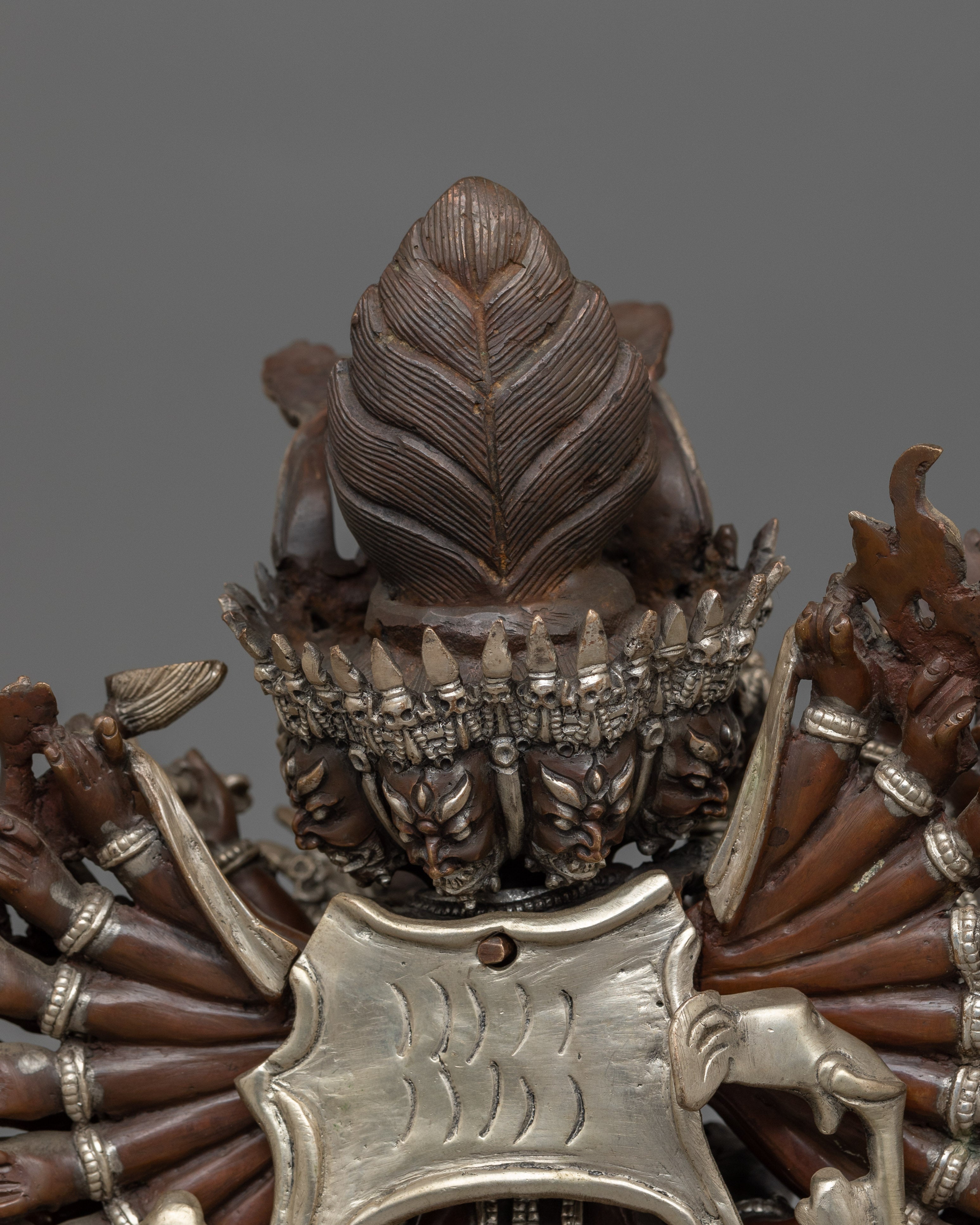 Tibetan Statue of Yamantaka | The Wrathful Conqueror of Death