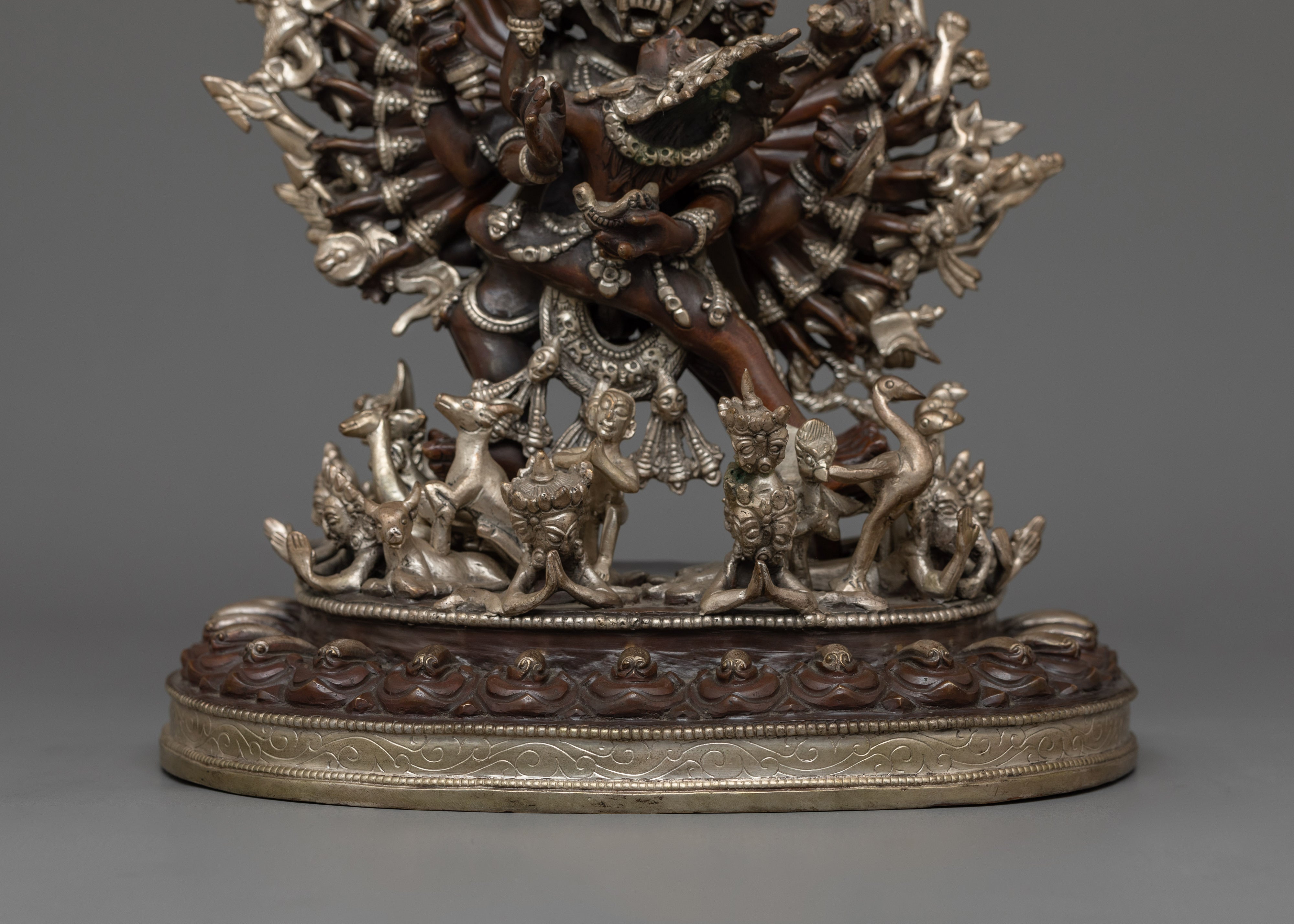 Tibetan Statue of Yamantaka | The Wrathful Conqueror of Death