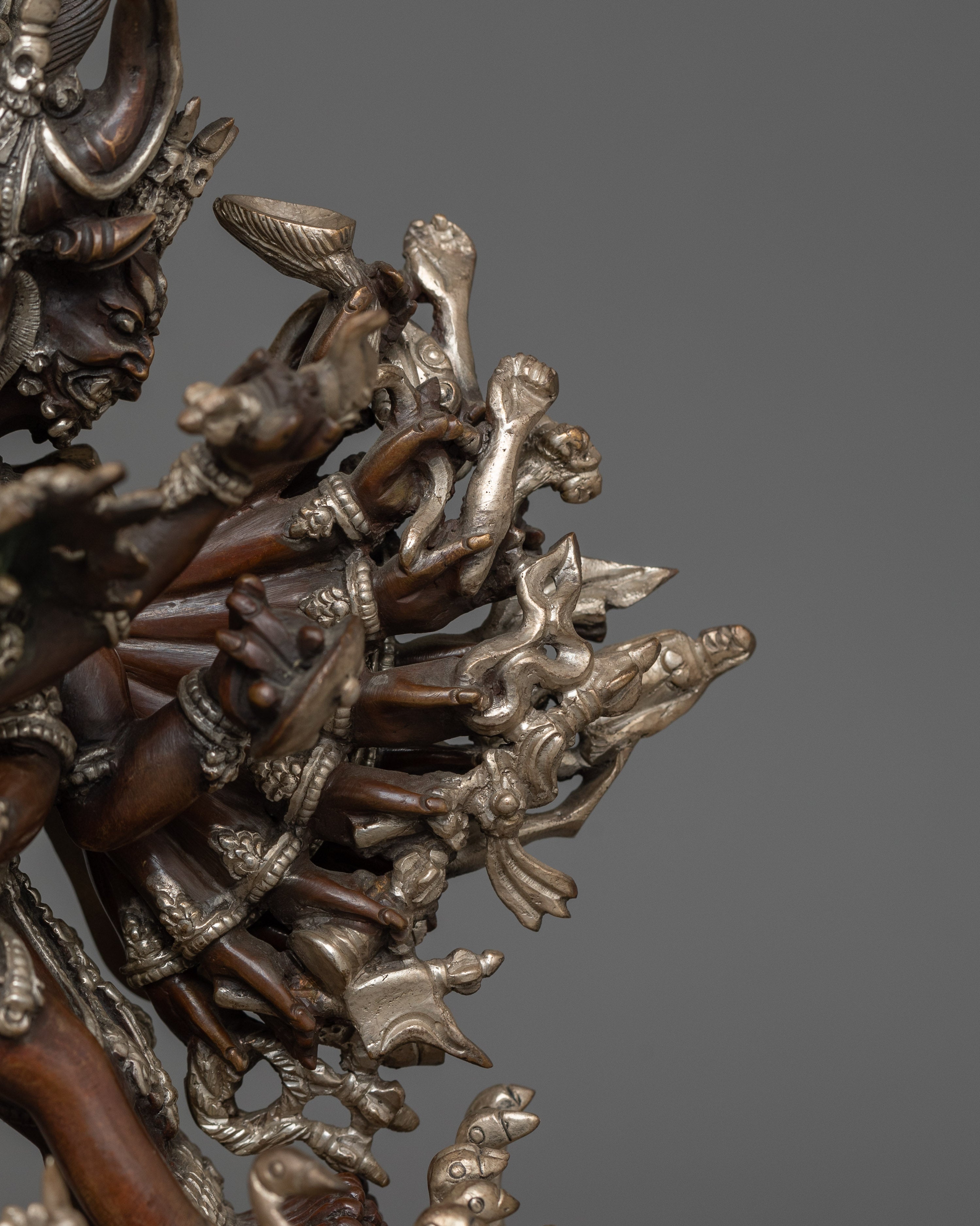 Tibetan Statue of Yamantaka | The Wrathful Conqueror of Death