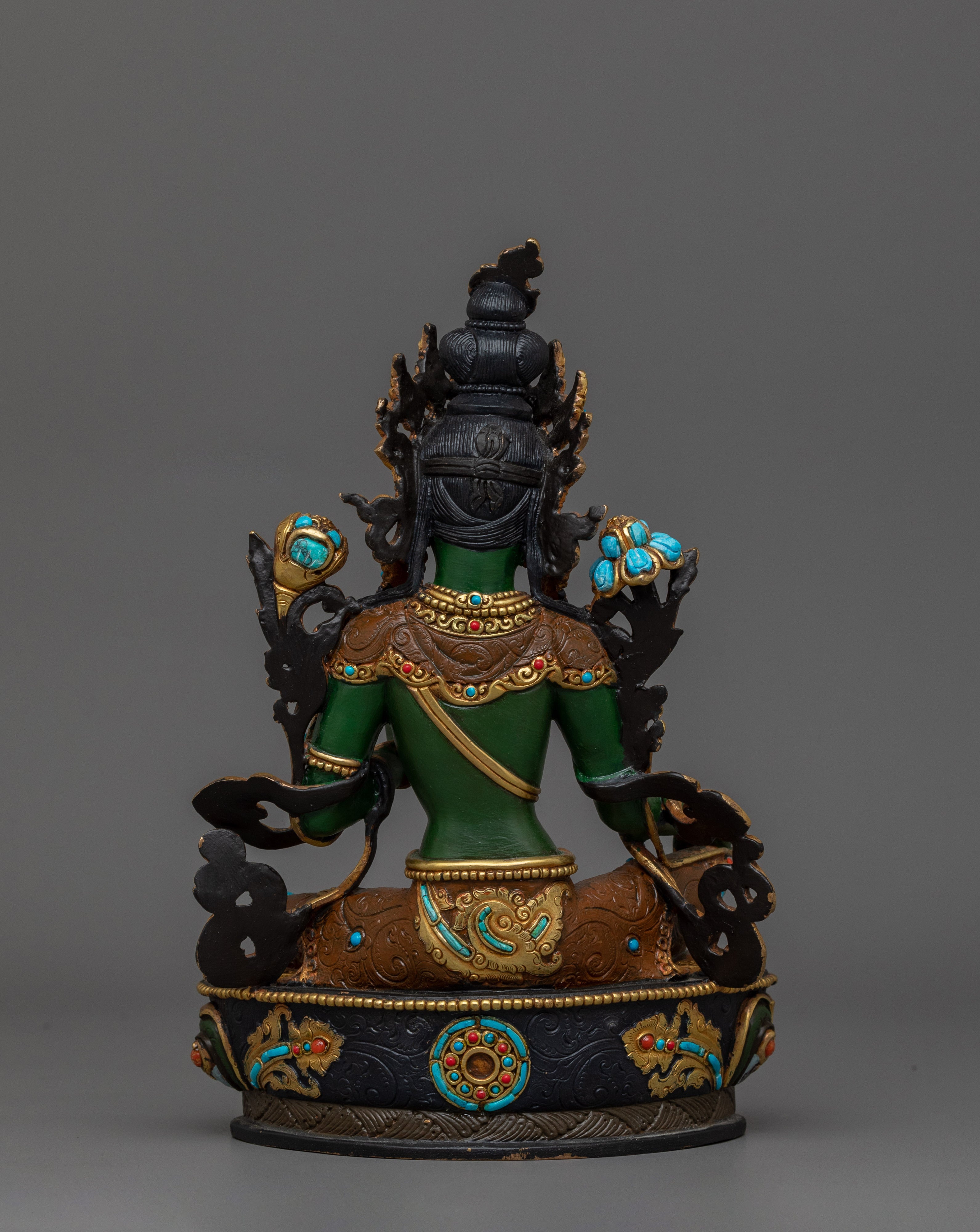 Handmade Bodhisattva Statue set | Guardian of Enlightenment and Dharma