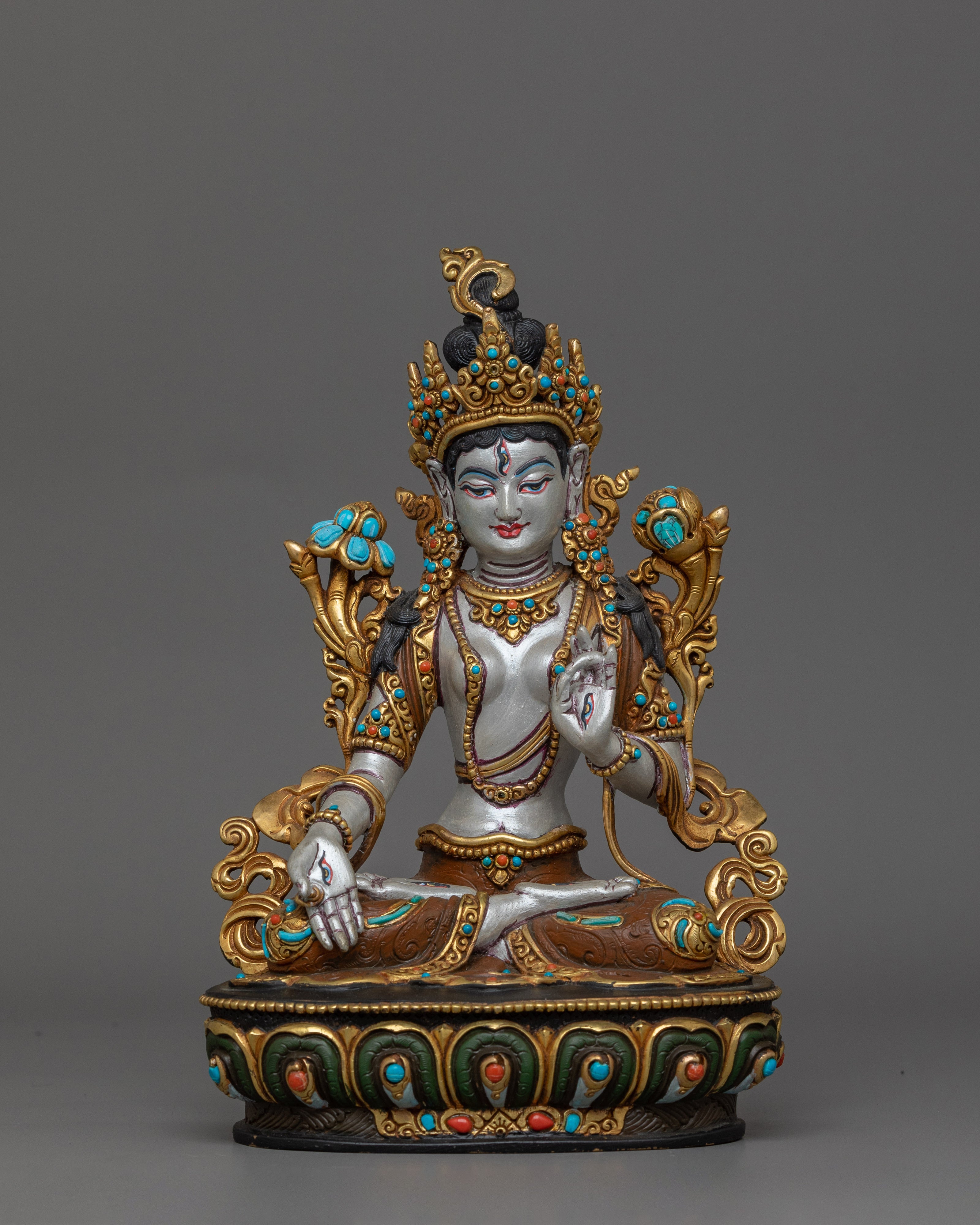 Handmade Bodhisattva Statue set | Guardian of Enlightenment and Dharma