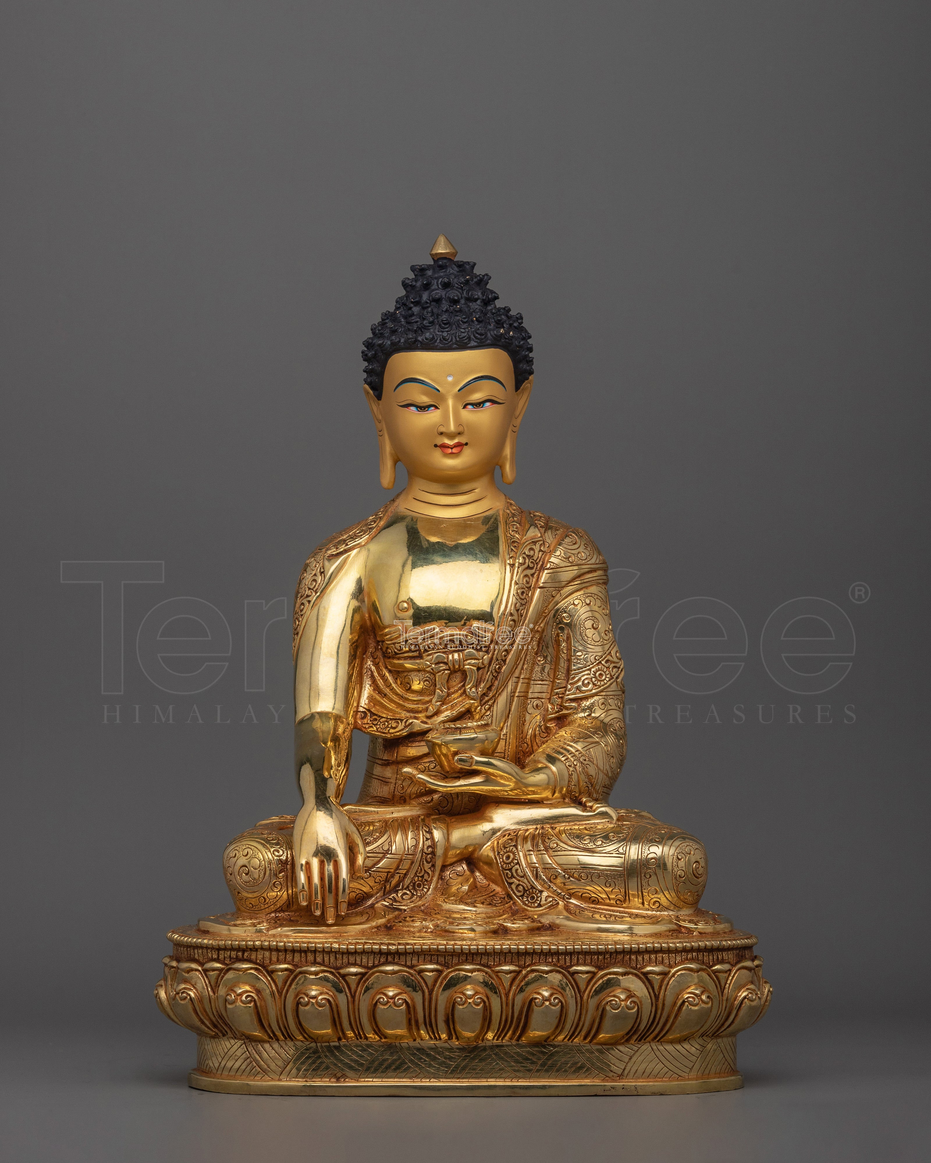 Handcrafted Himalayan Statue of Shakyamuni Buddha | The Founder of Buddhism