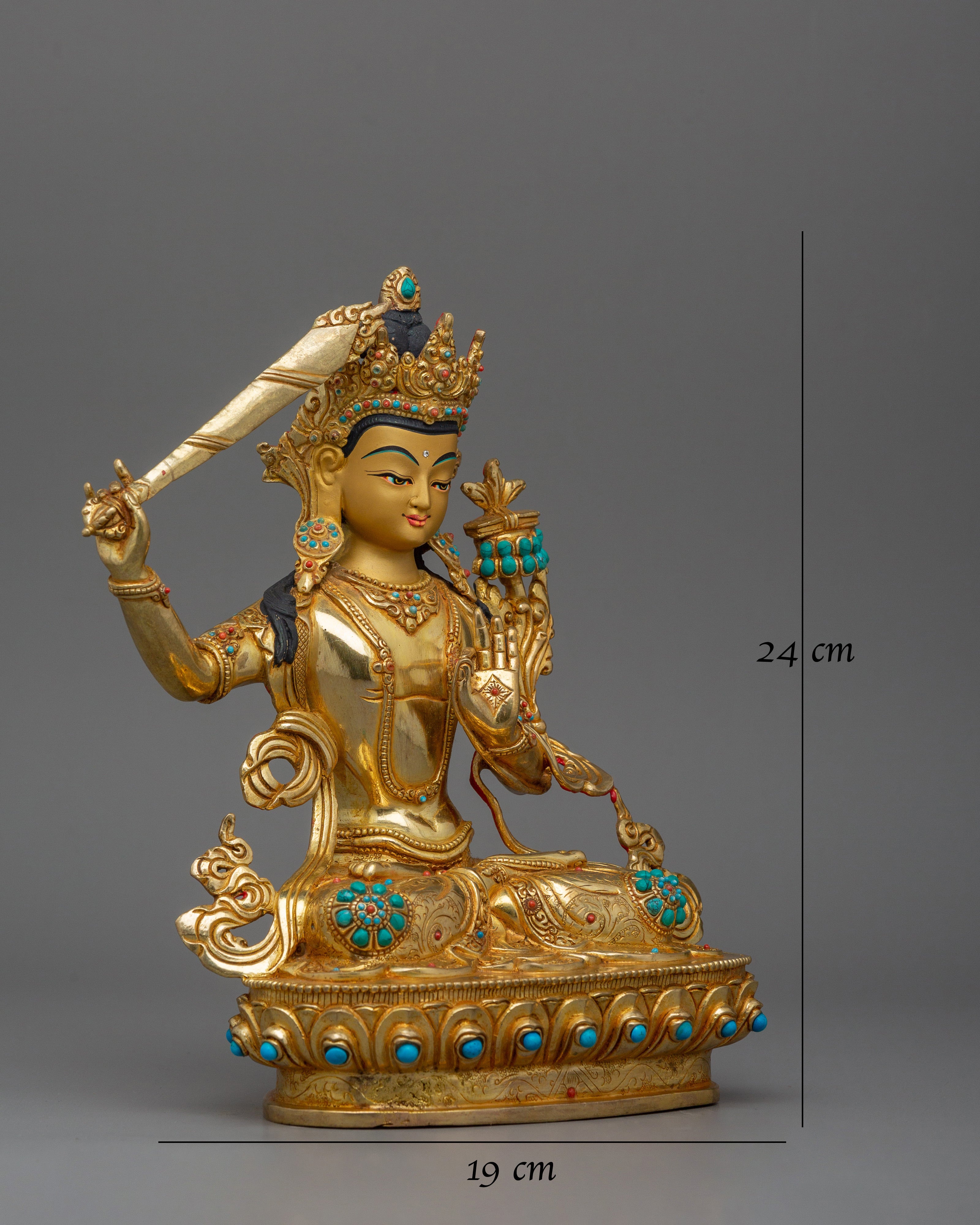 handmade-sculpture-of-manjushri