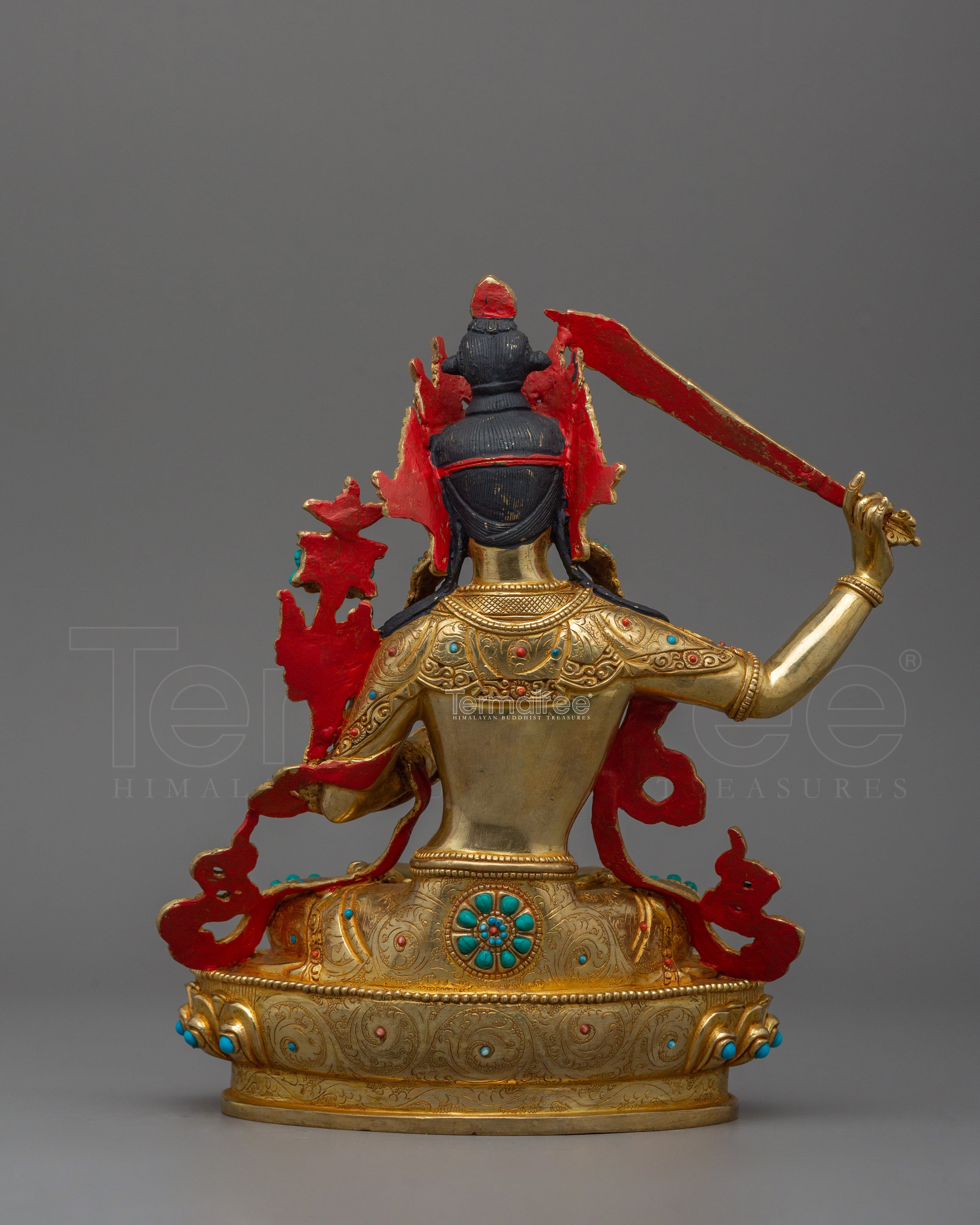 Handmade Sculpture of Manjushri | Representing the perfection of wisdom