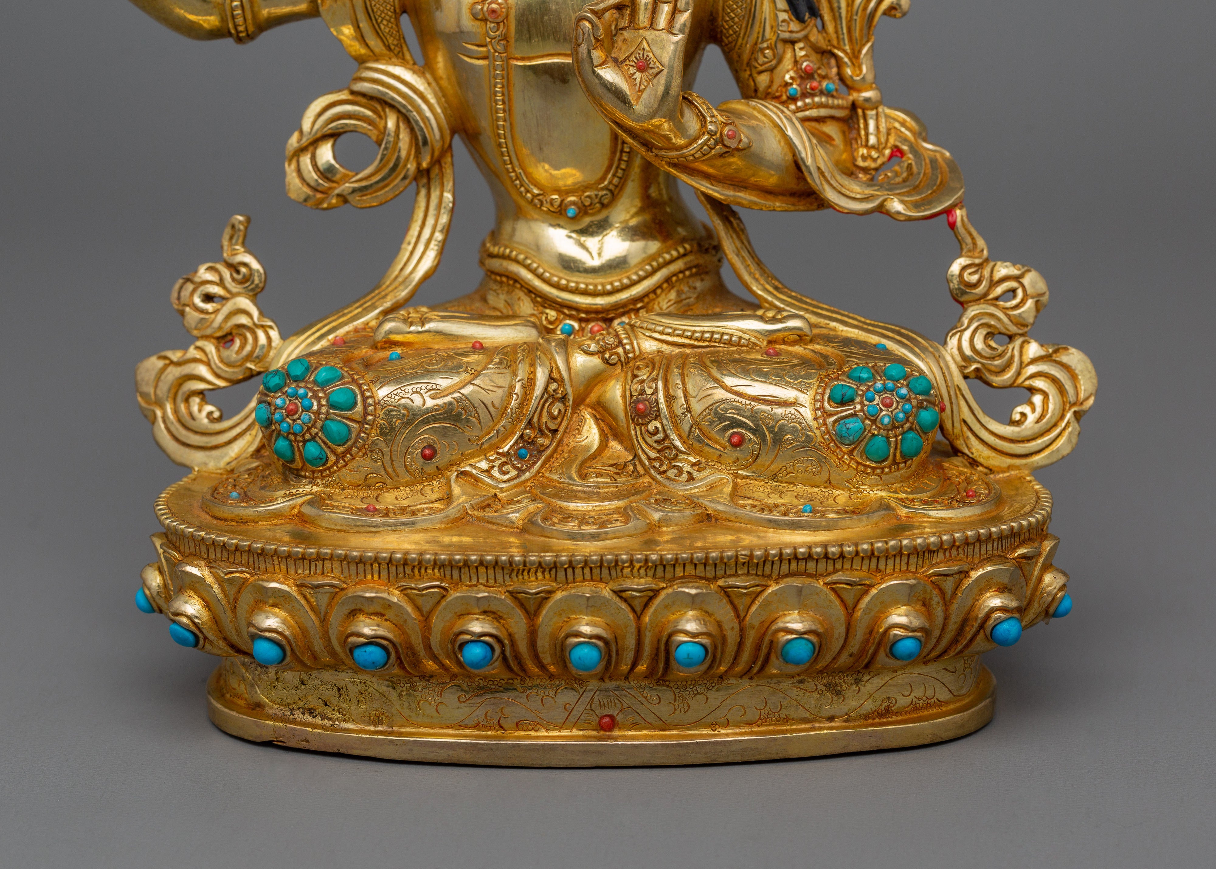 Handmade Sculpture of Manjushri | Representing the perfection of wisdom