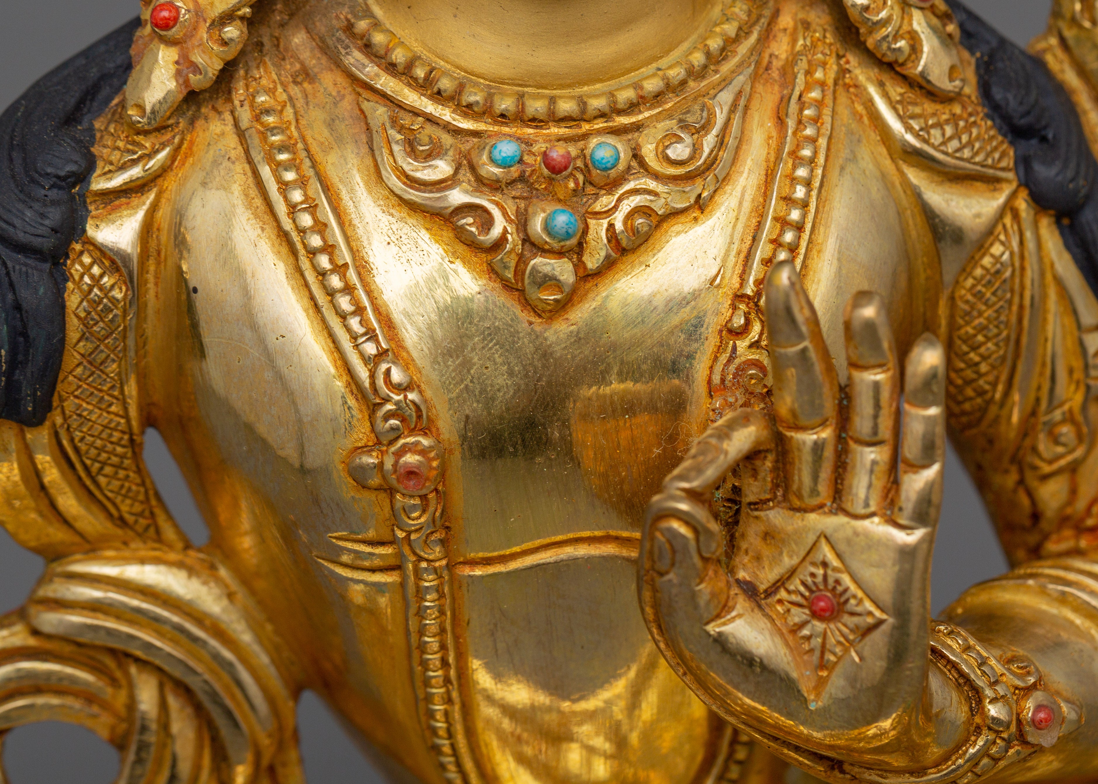 Handmade Sculpture of Manjushri | Representing the perfection of wisdom