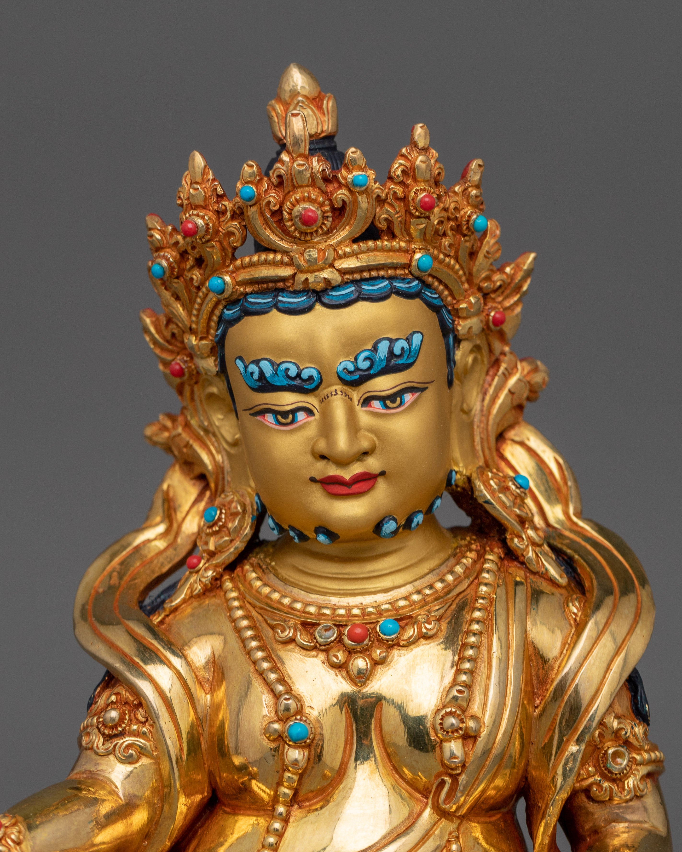 Handmade Statue Kubera | Wealth Deity Sculpture