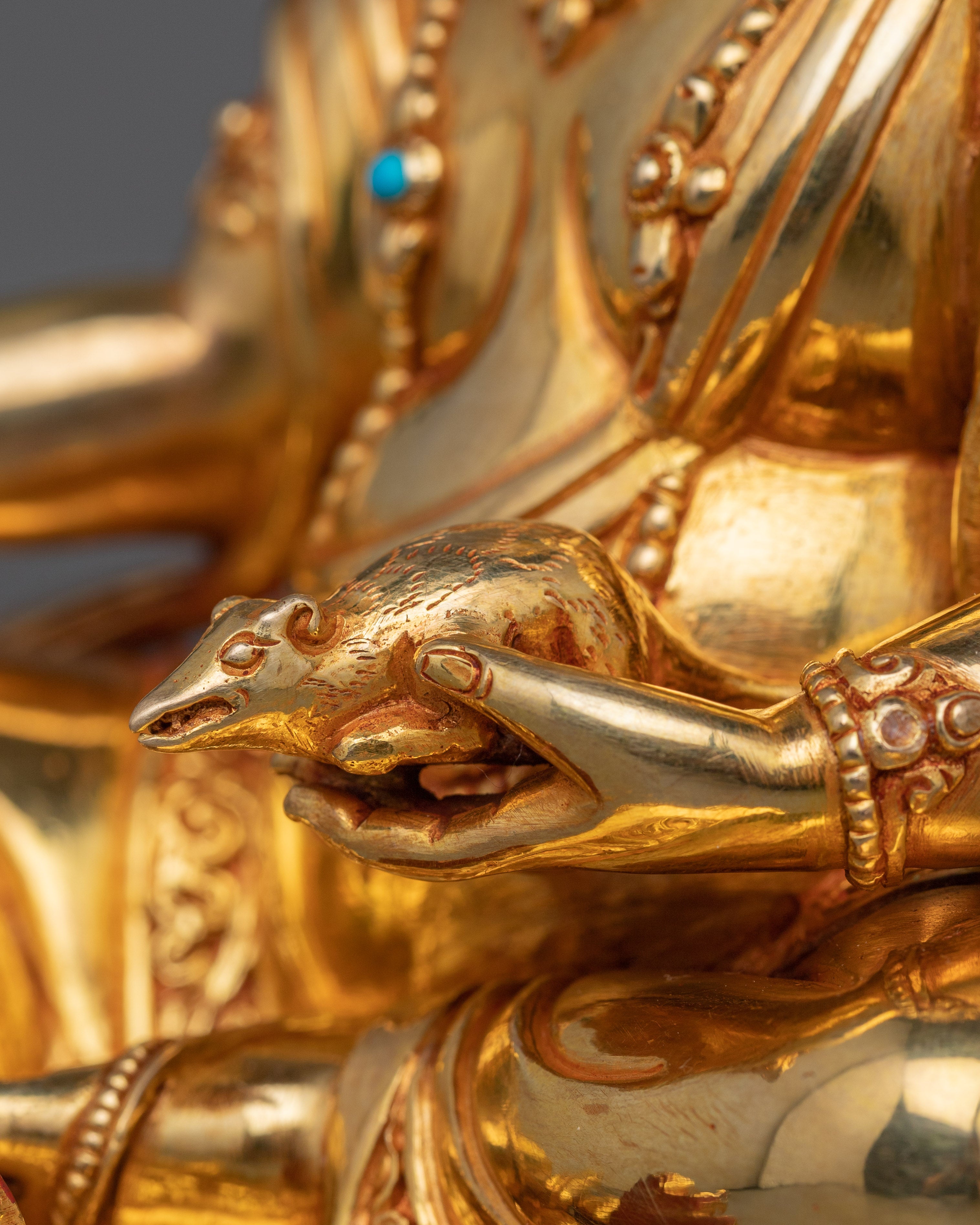 Handmade Statue Kubera | Wealth Deity Sculpture