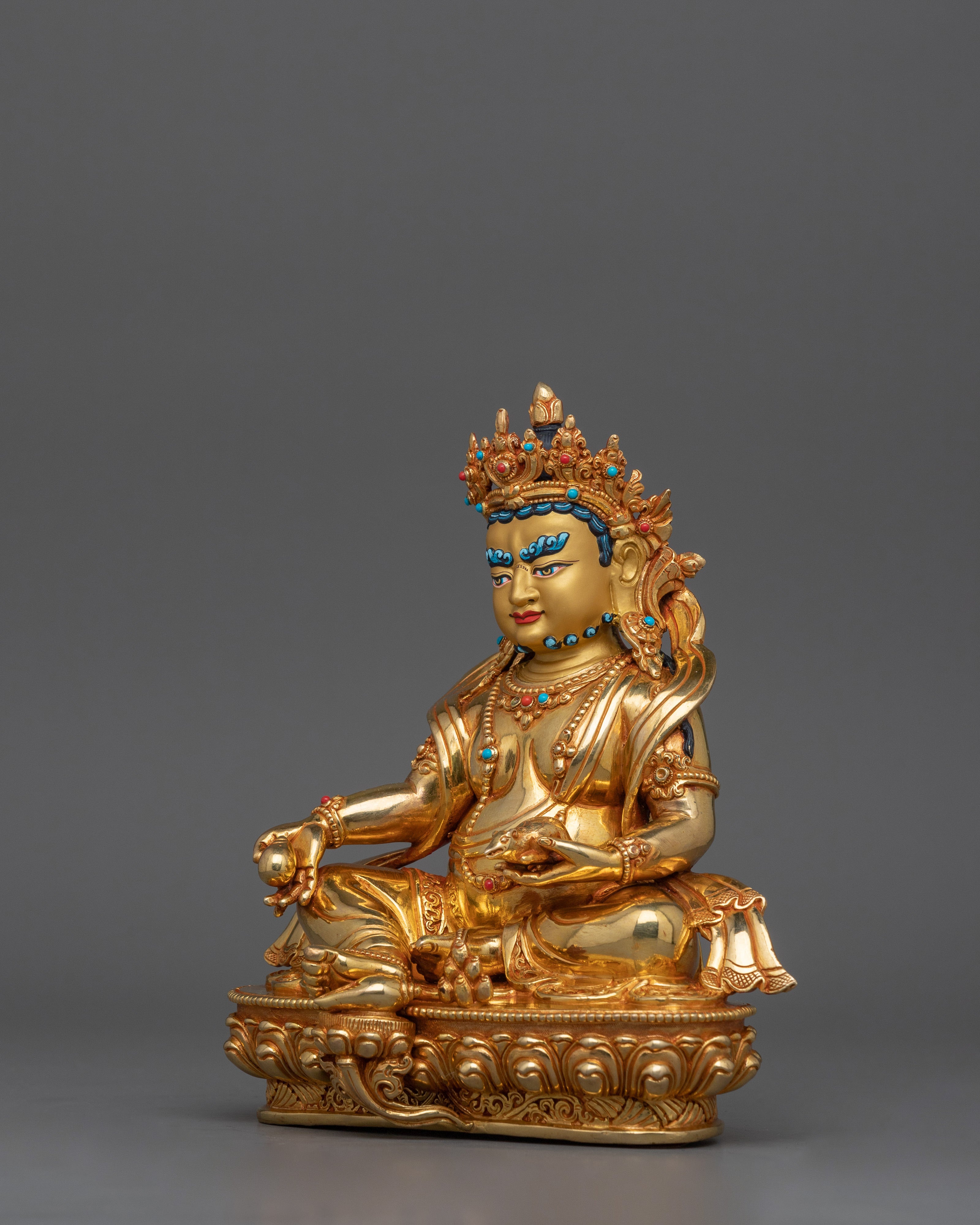 Handmade Statue Kubera | Wealth Deity Sculpture