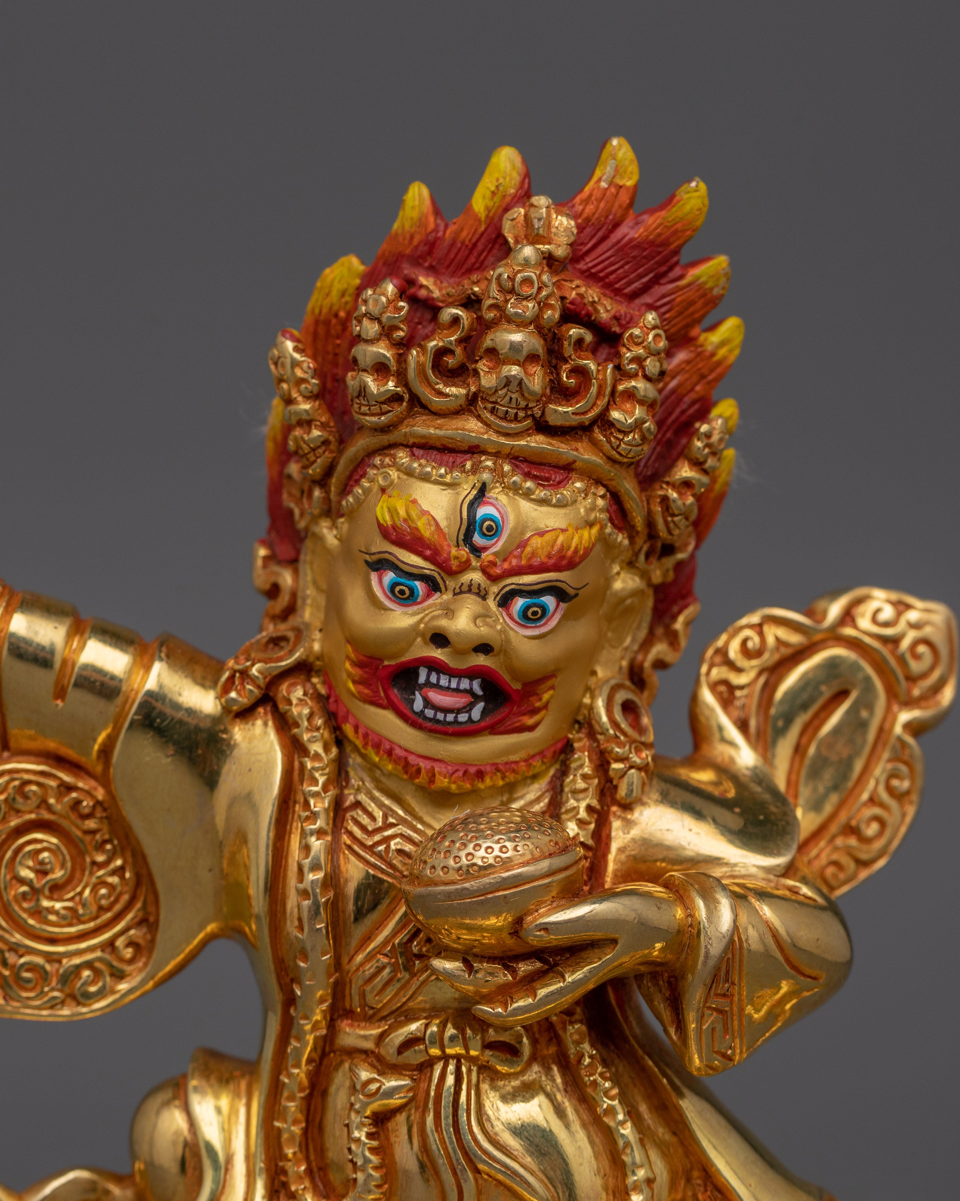 Mahakala Bernagchen Handmade Statue | Protector of the Dharma