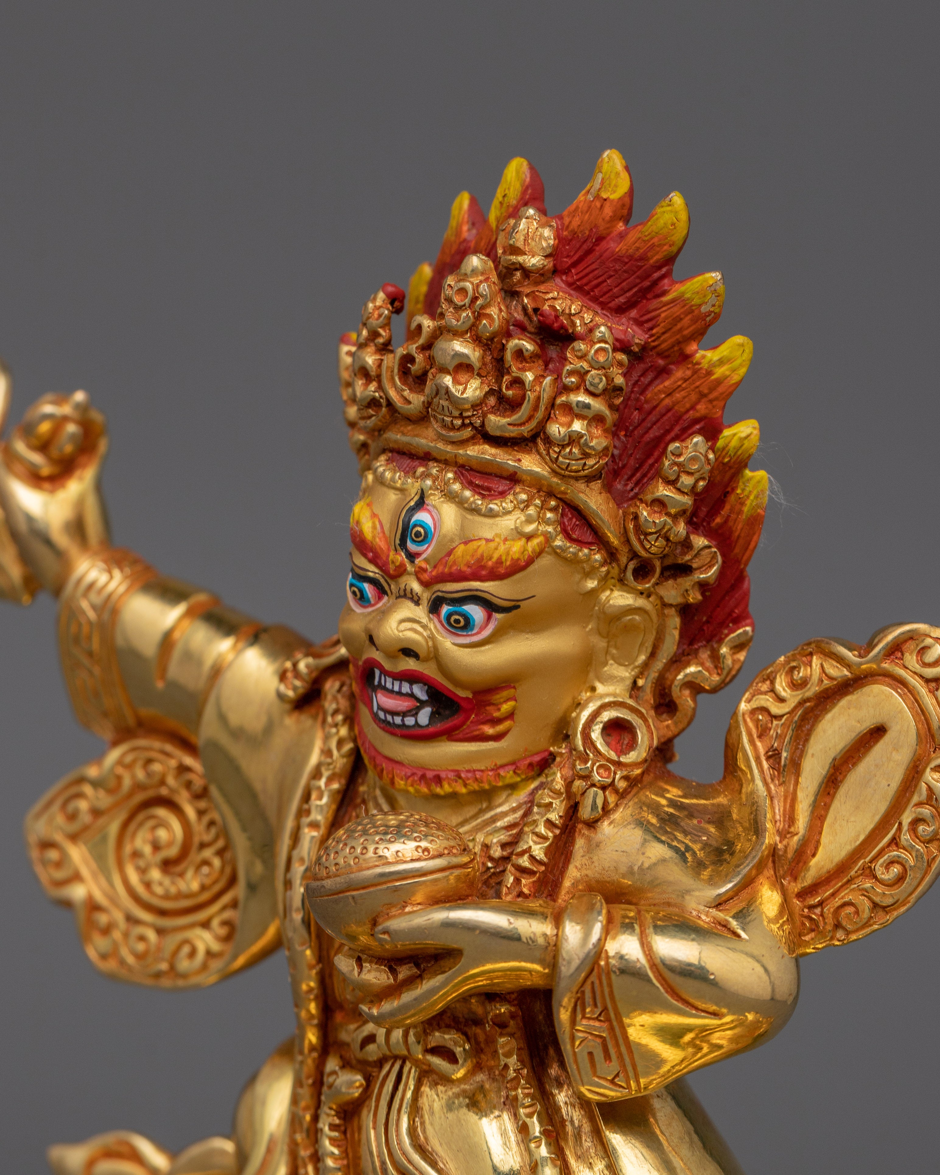 Mahakala Bernagchen Handmade Statue | Protector of the Dharma