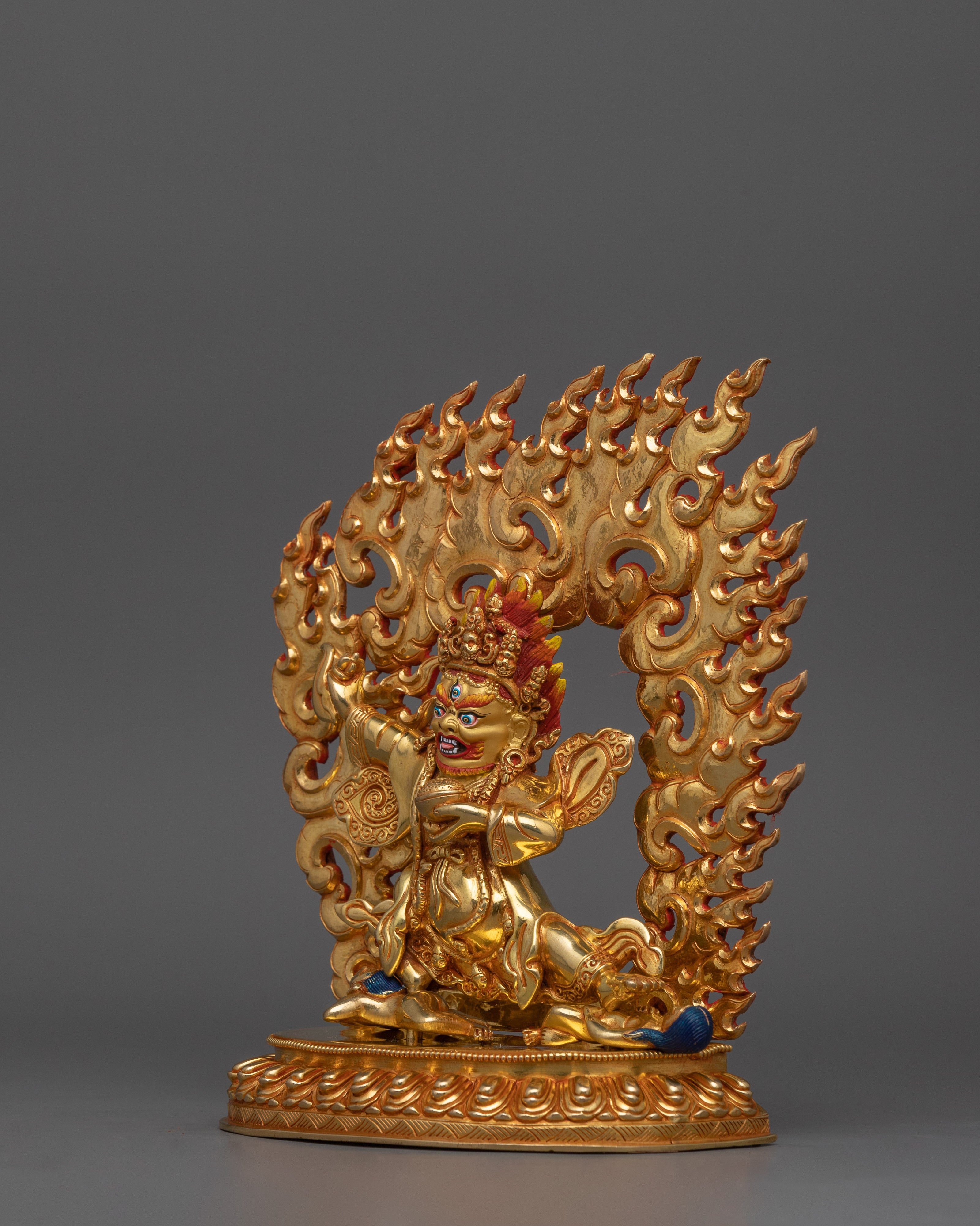Mahakala Bernagchen Handmade Statue | Protector of the Dharma