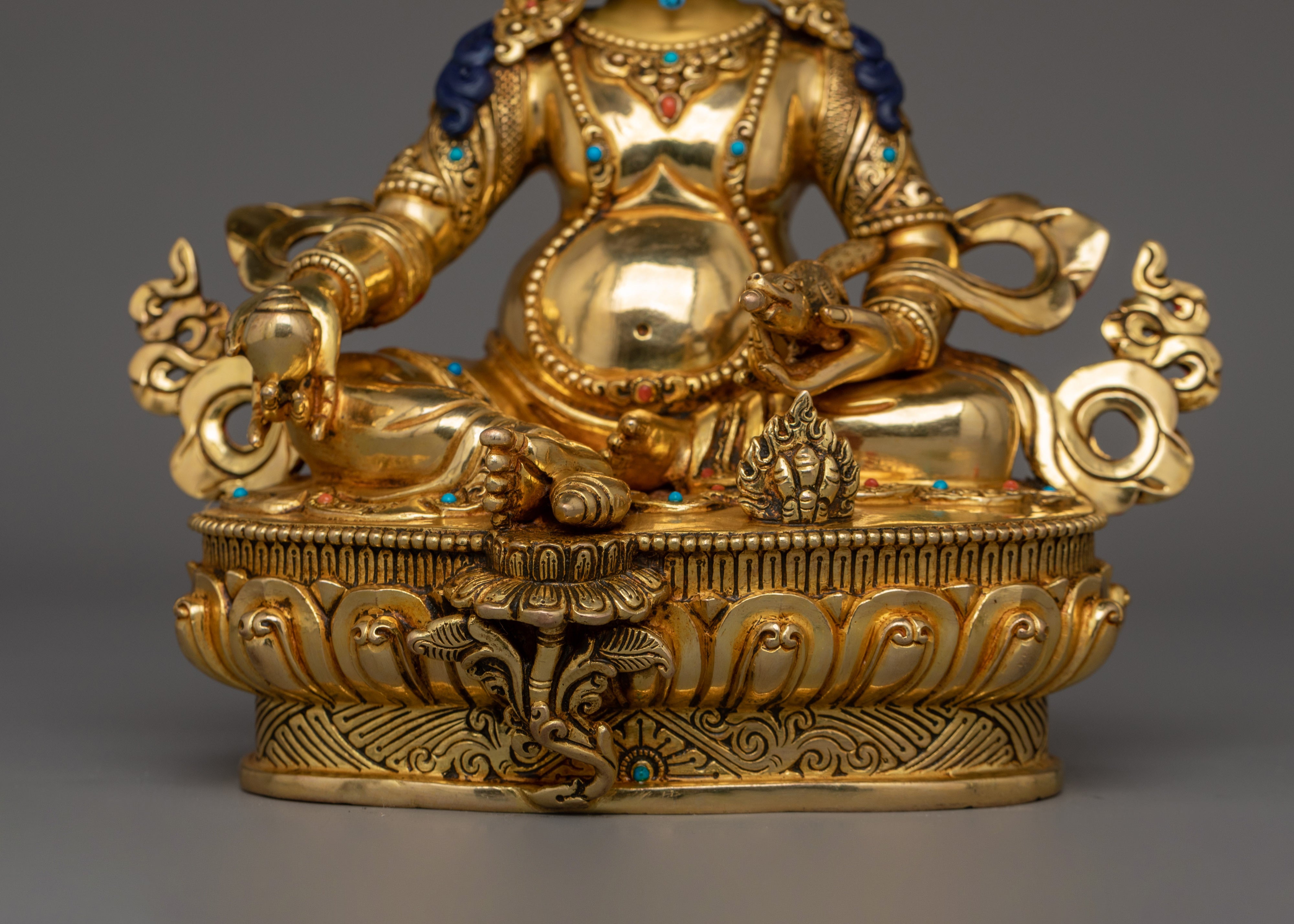 Himalayan Handmade Statue of Dzambhala | Symbol of Generosity and Abundance