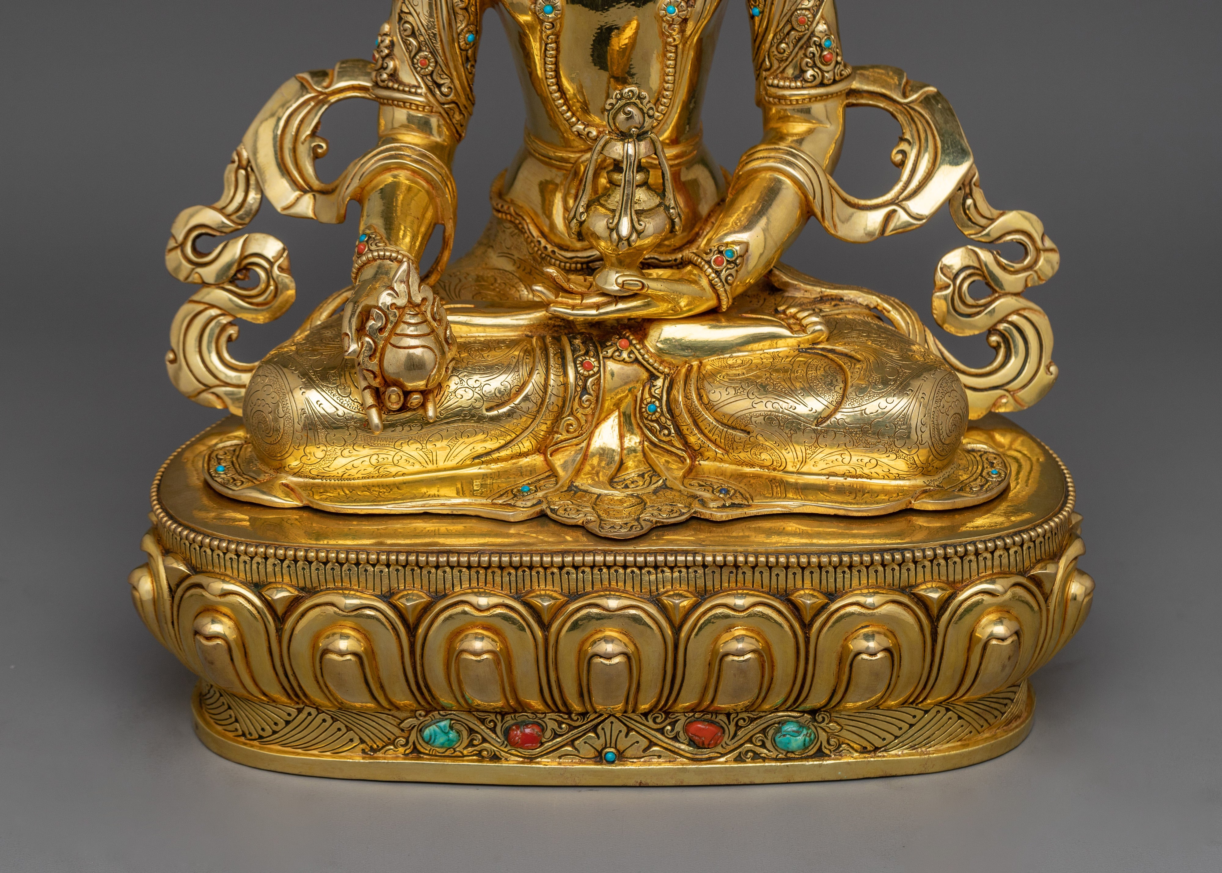 Handcrafted Statue of Kshitigarbha | Bodhisattva of Compassion and Vows