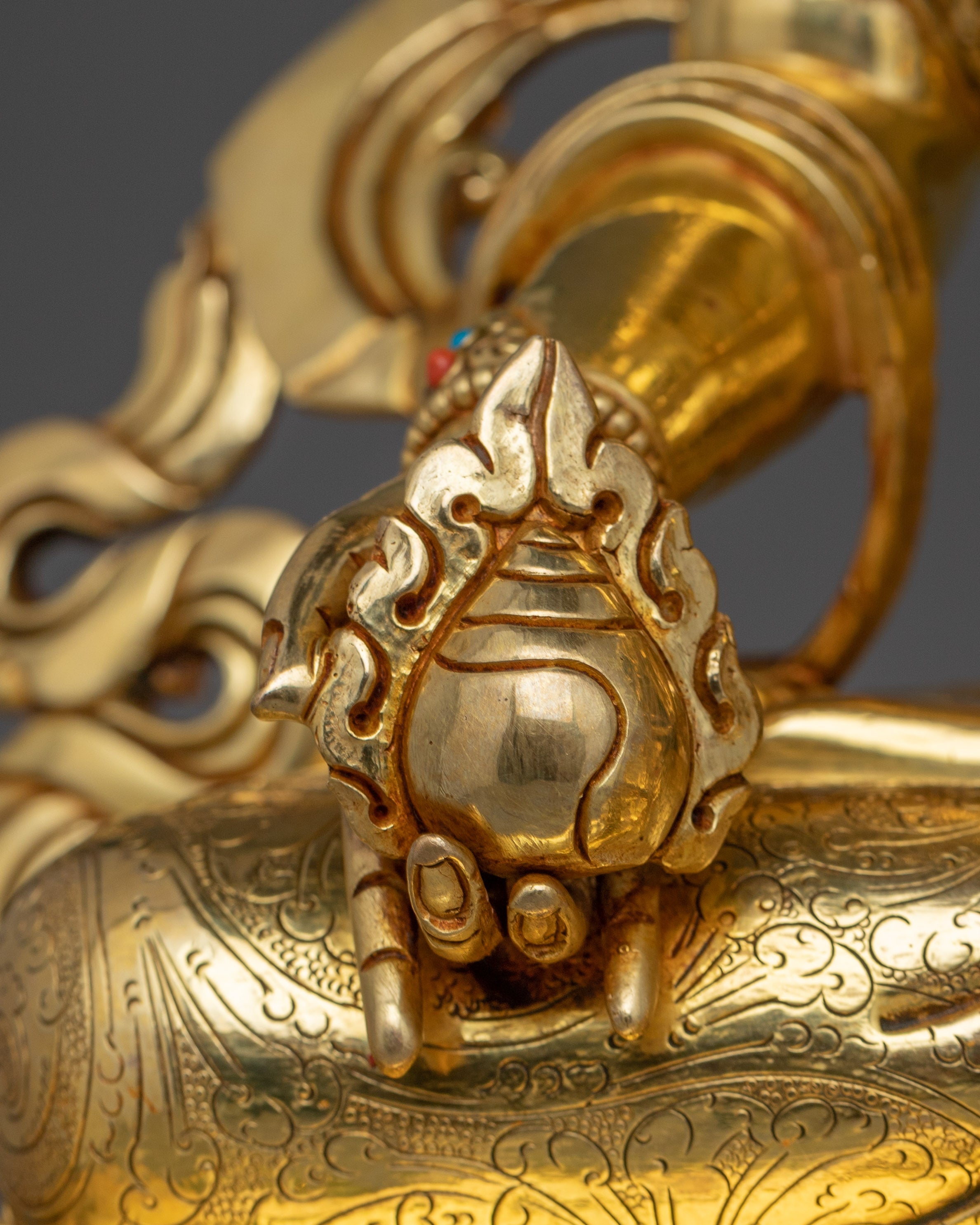 Handcrafted Statue of Kshitigarbha | Bodhisattva of Compassion and Vows