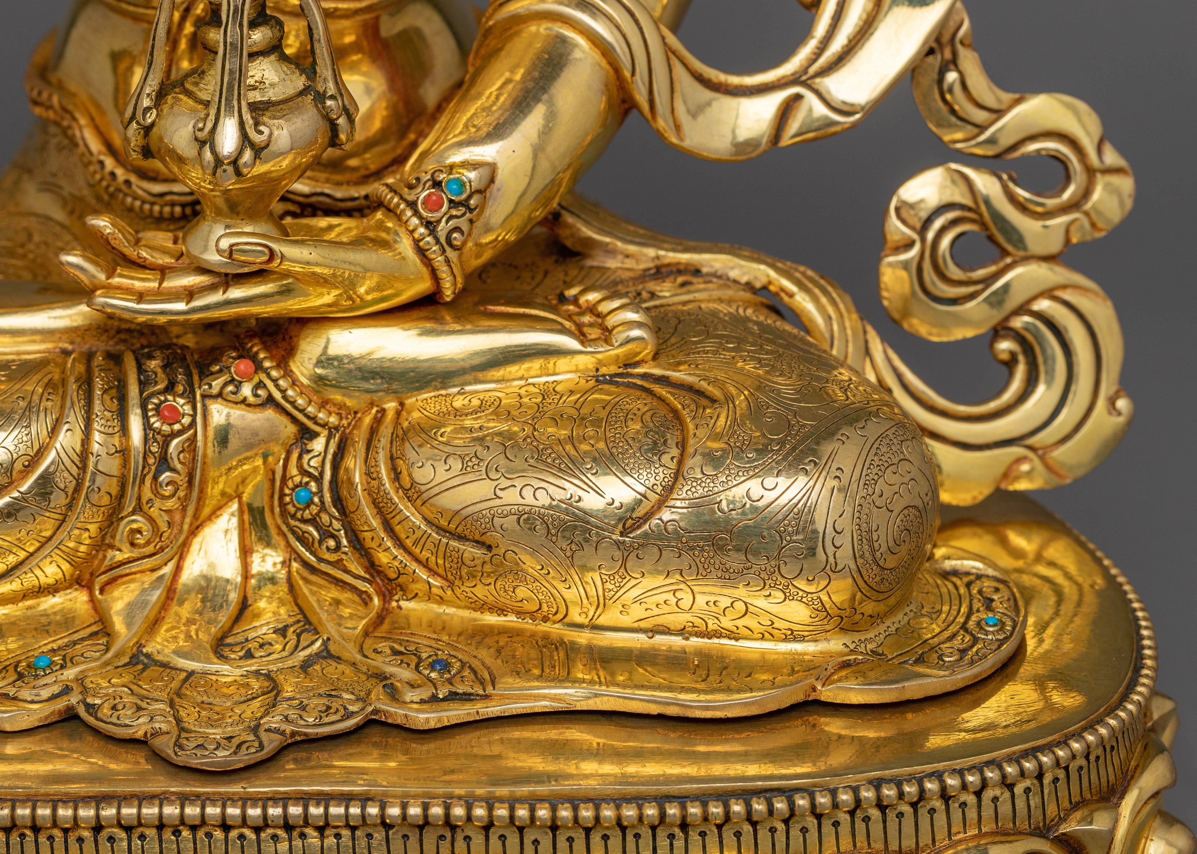 Handcrafted Statue of Kshitigarbha | Bodhisattva of Compassion and Vows