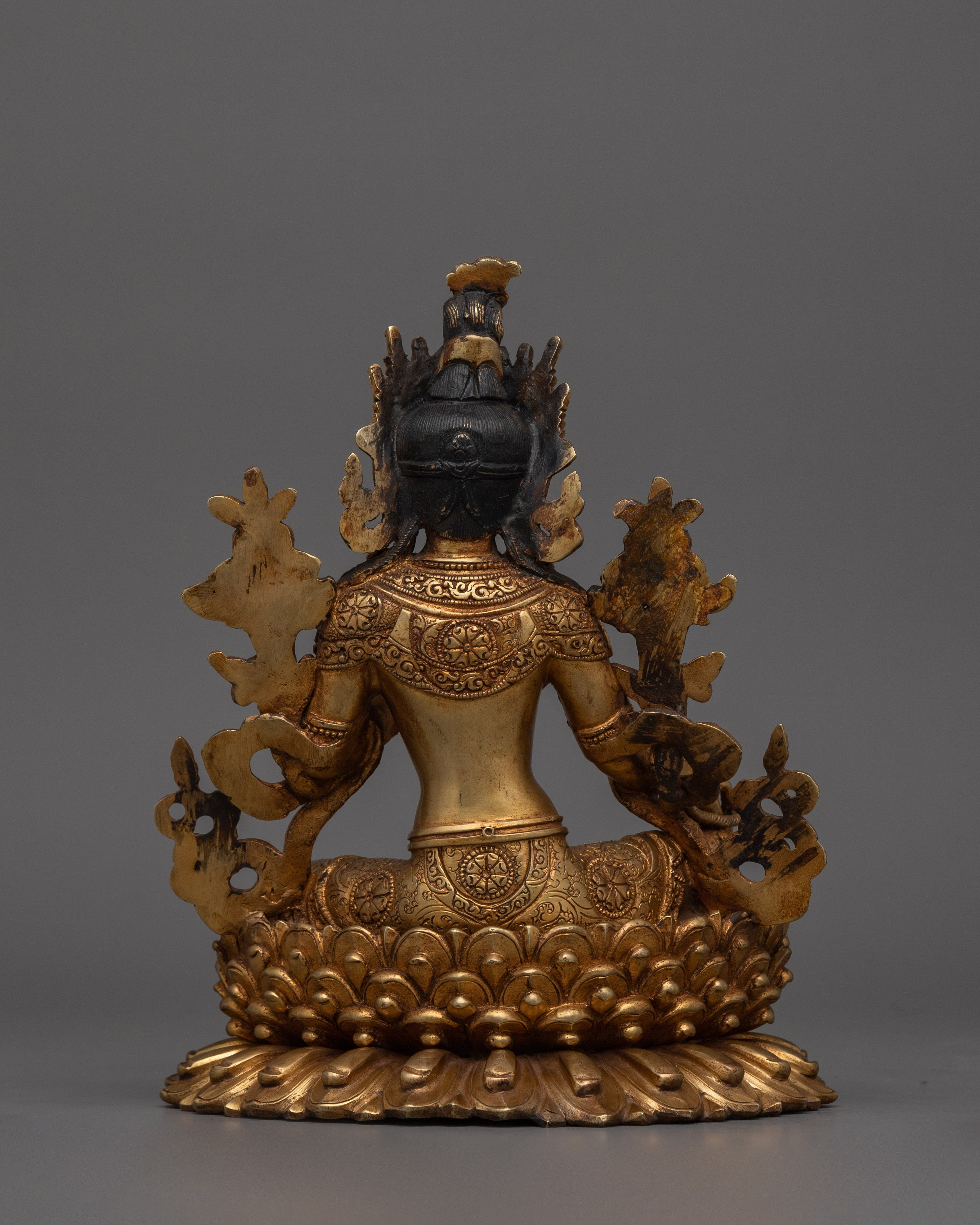 Tibetan Buddhist Goddess Green Tara | Sacred Feminine Energy and Prosperity Deity