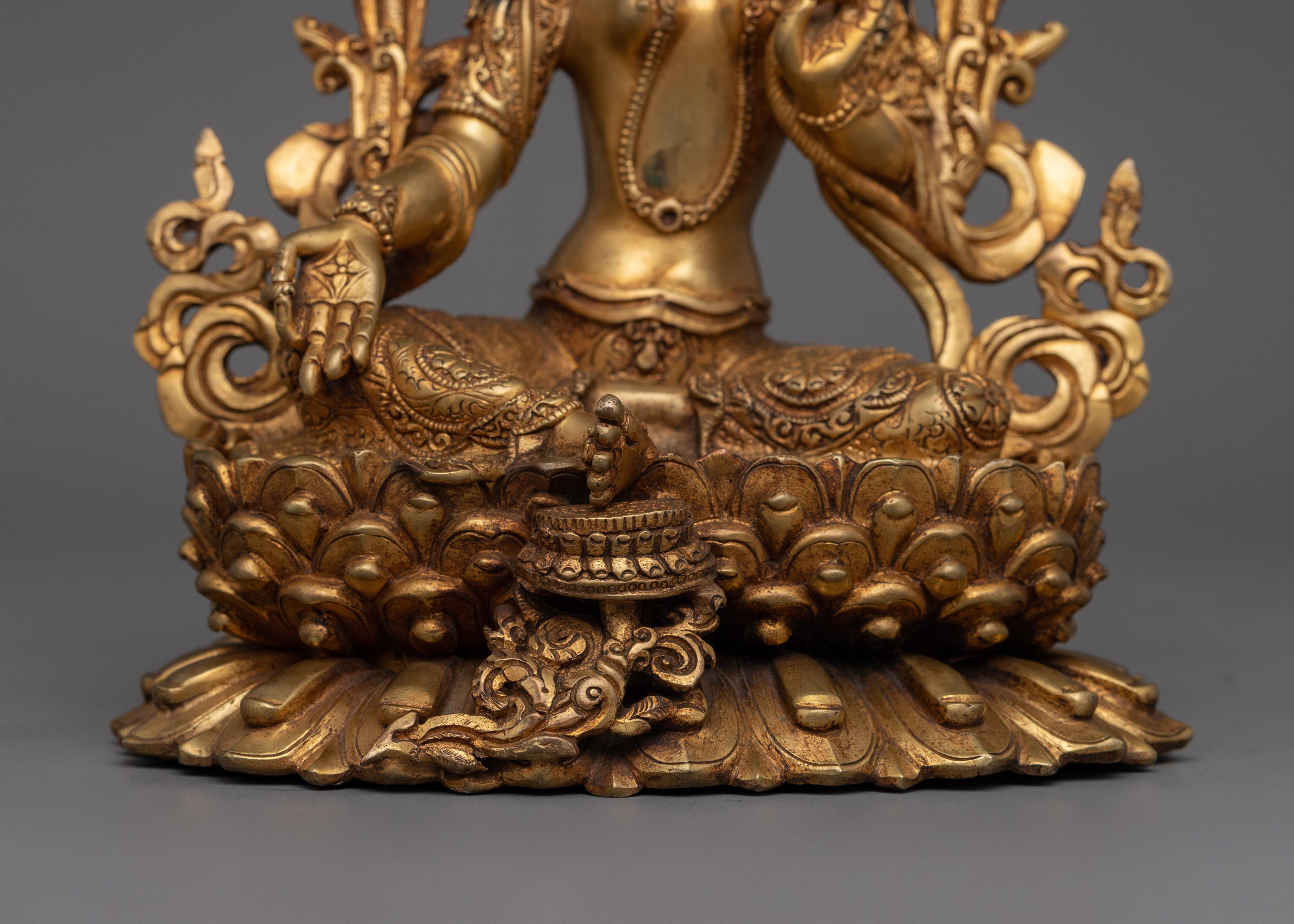 Tibetan Buddhist Goddess Green Tara | Sacred Feminine Energy and Prosperity Deity