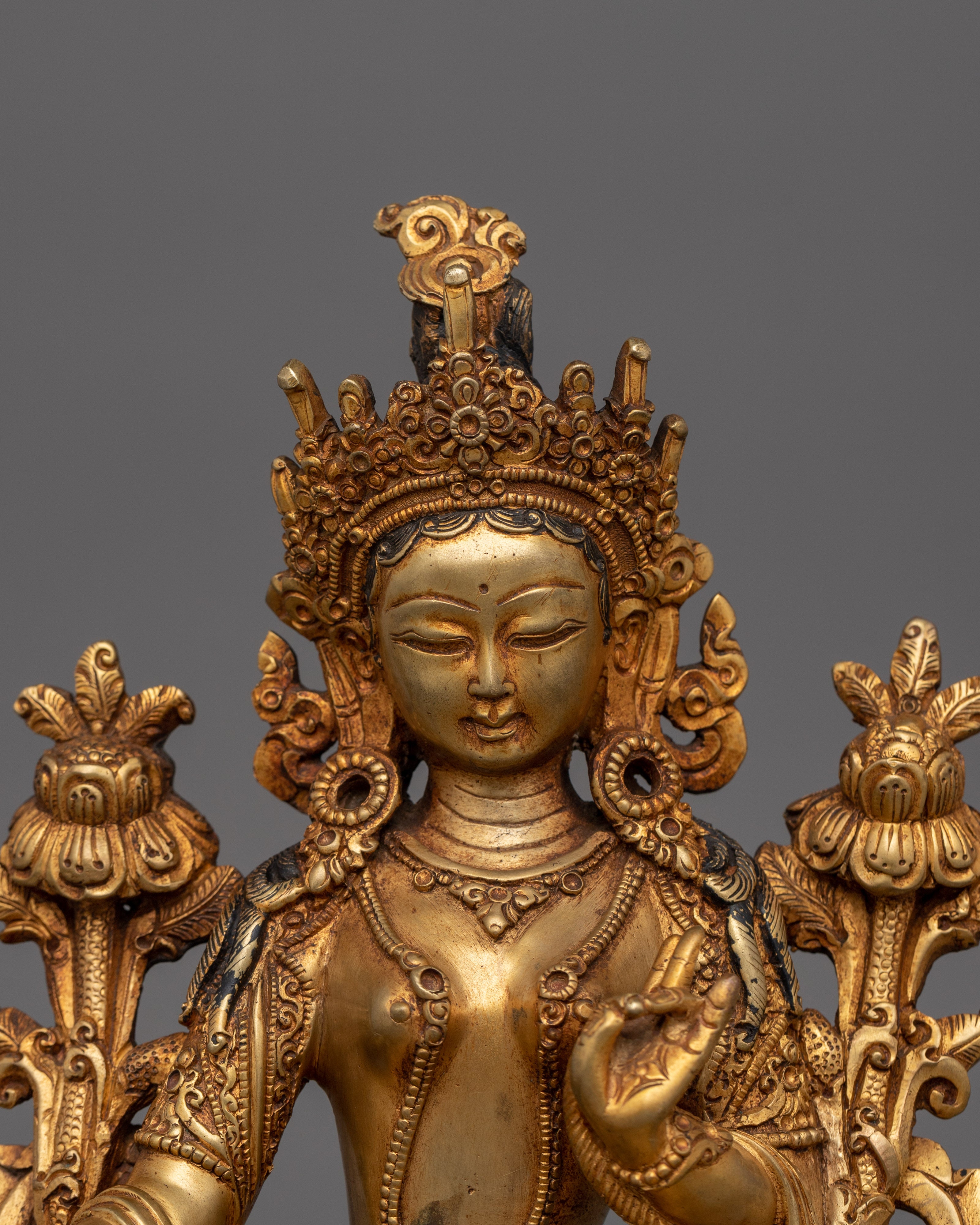 Tibetan Buddhist Goddess Green Tara | Sacred Feminine Energy and Prosperity Deity