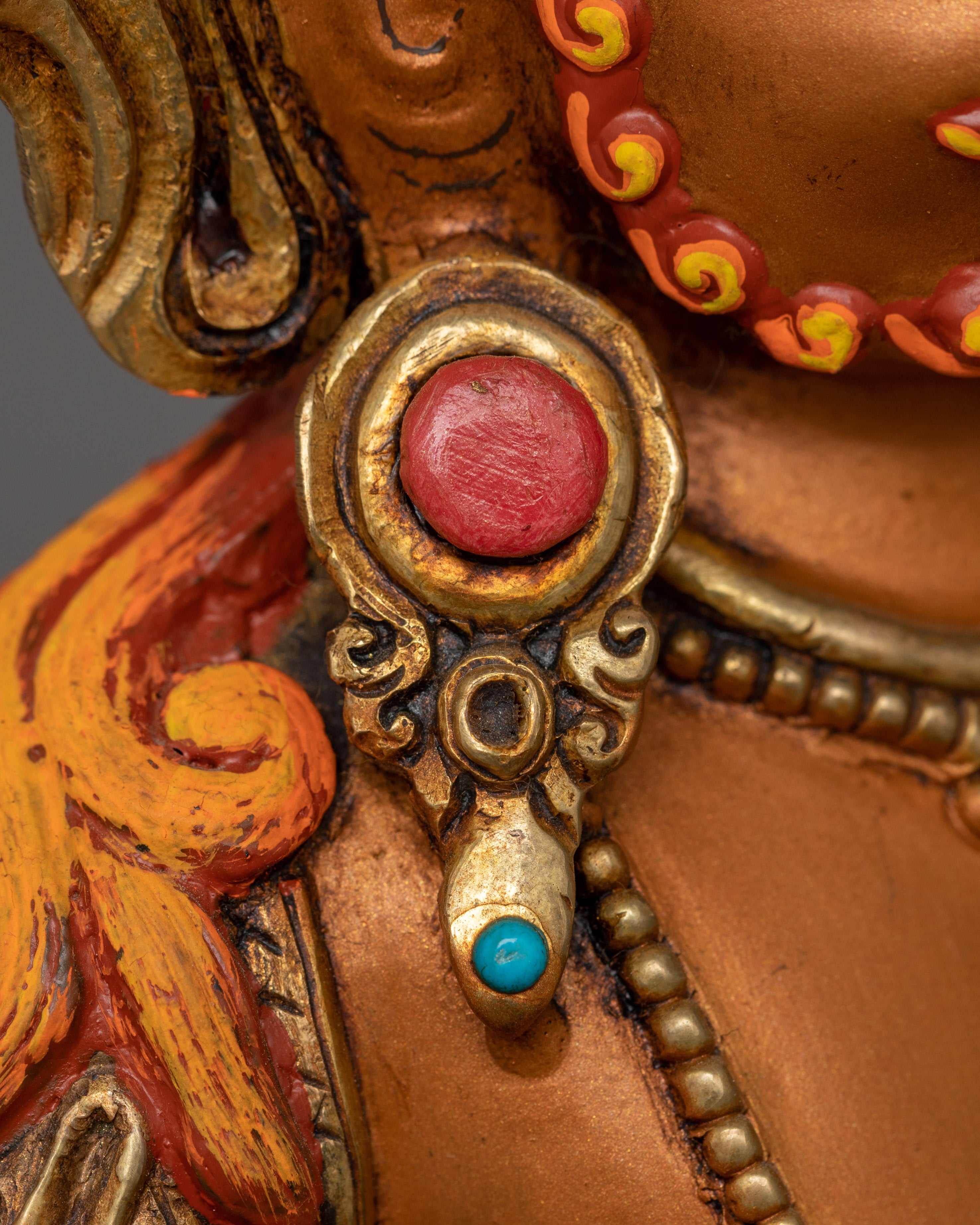 Traditional Figurine of Dzambhala | Deity of Material and Spiritual Wealth