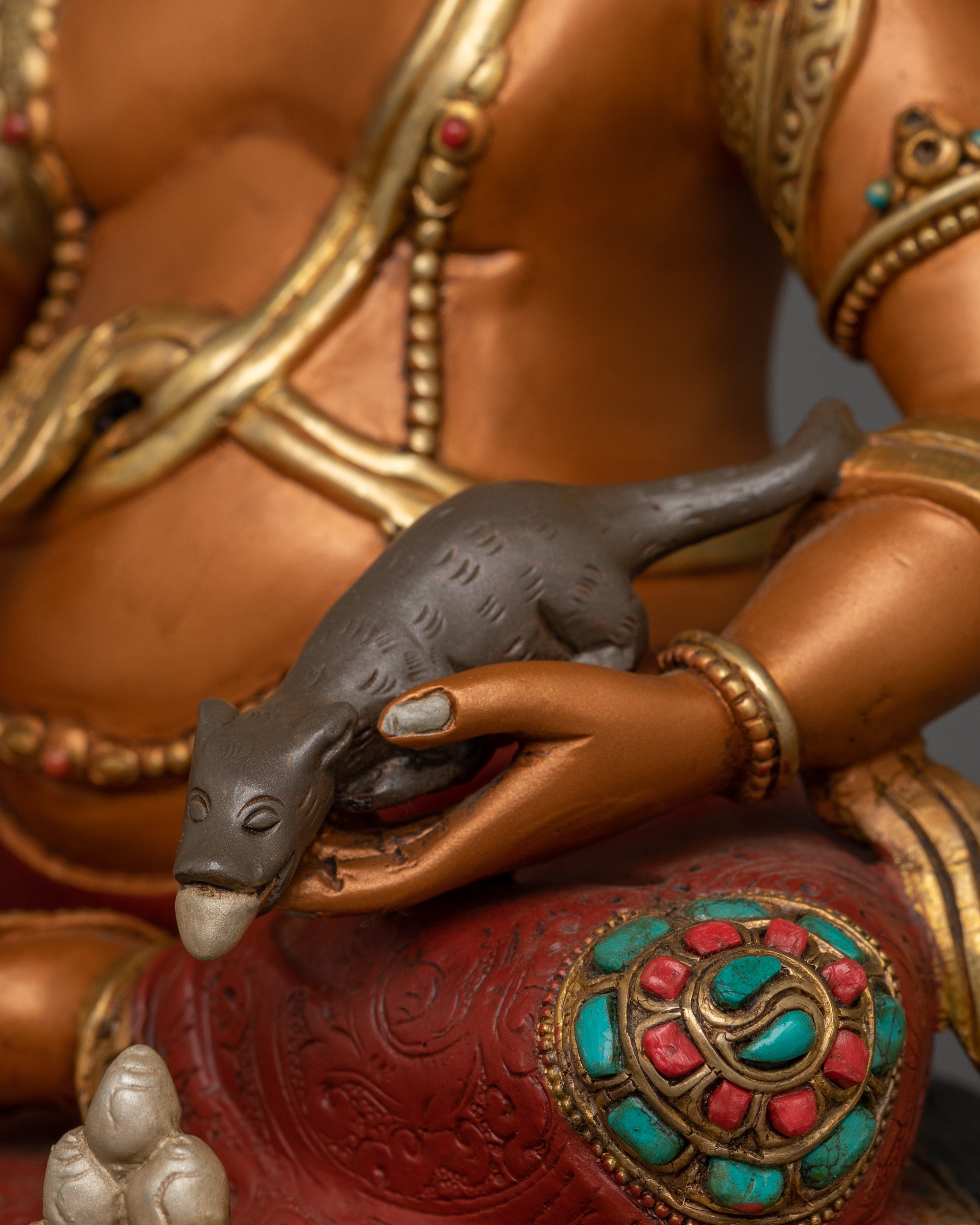 Traditional Figurine of Dzambhala | Deity of Material and Spiritual Wealth