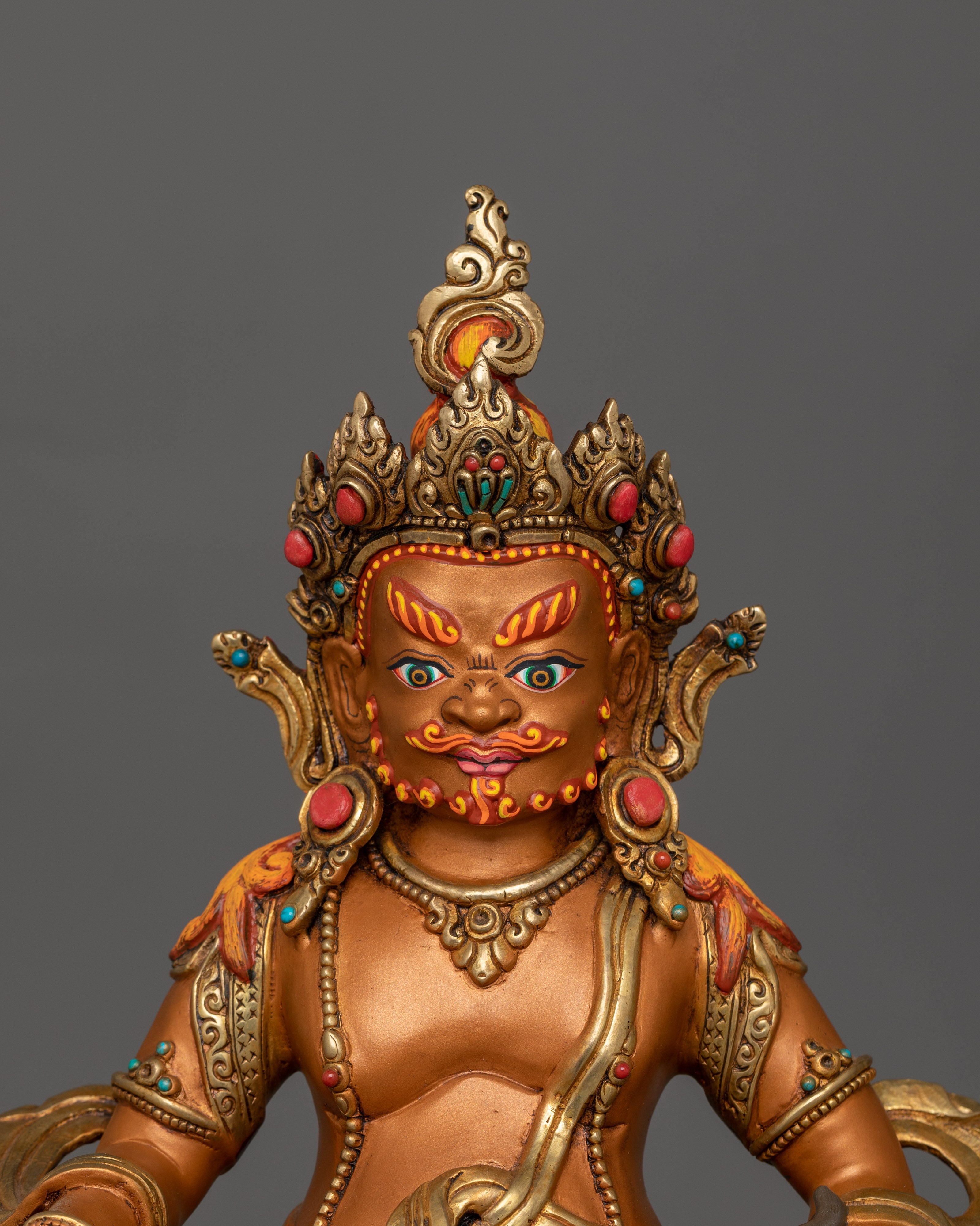 Traditional Figurine of Dzambhala | Deity of Material and Spiritual Wealth