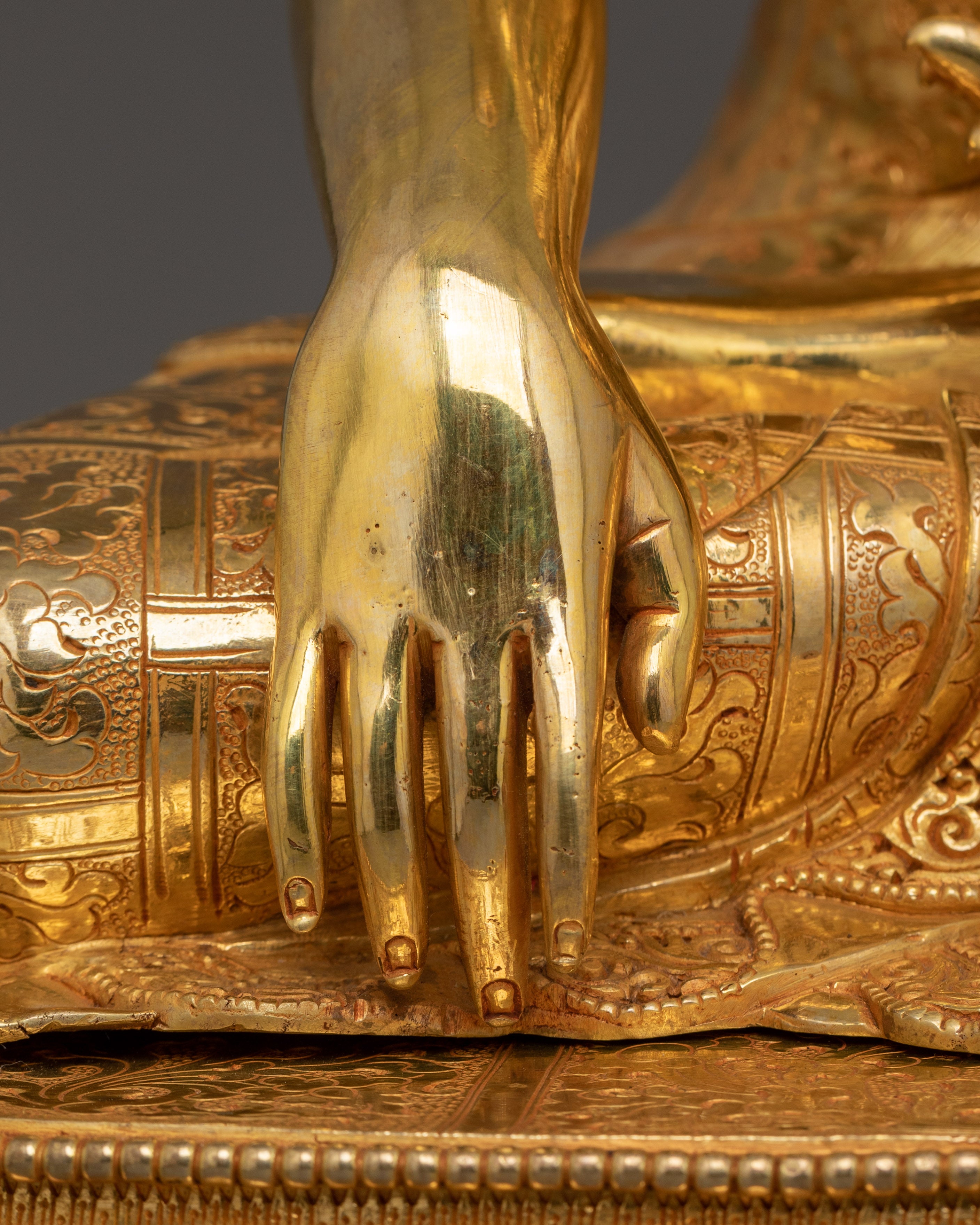 Himalayan Figurine of Shakyamuni Buddha | The Buddha of Compassion and Wisdom