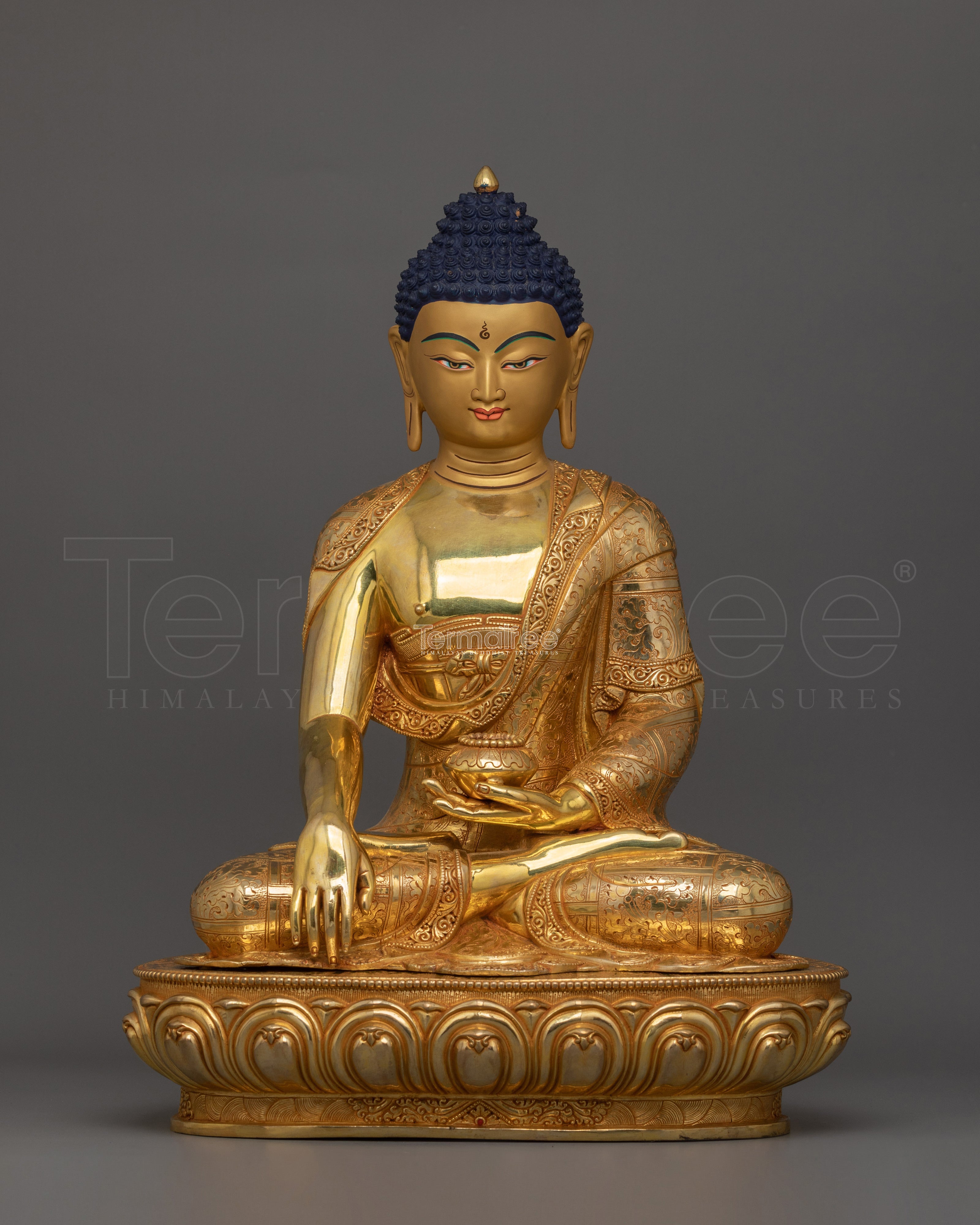 Himalayan Figurine of Shakyamuni Buddha | The Buddha of Compassion and Wisdom