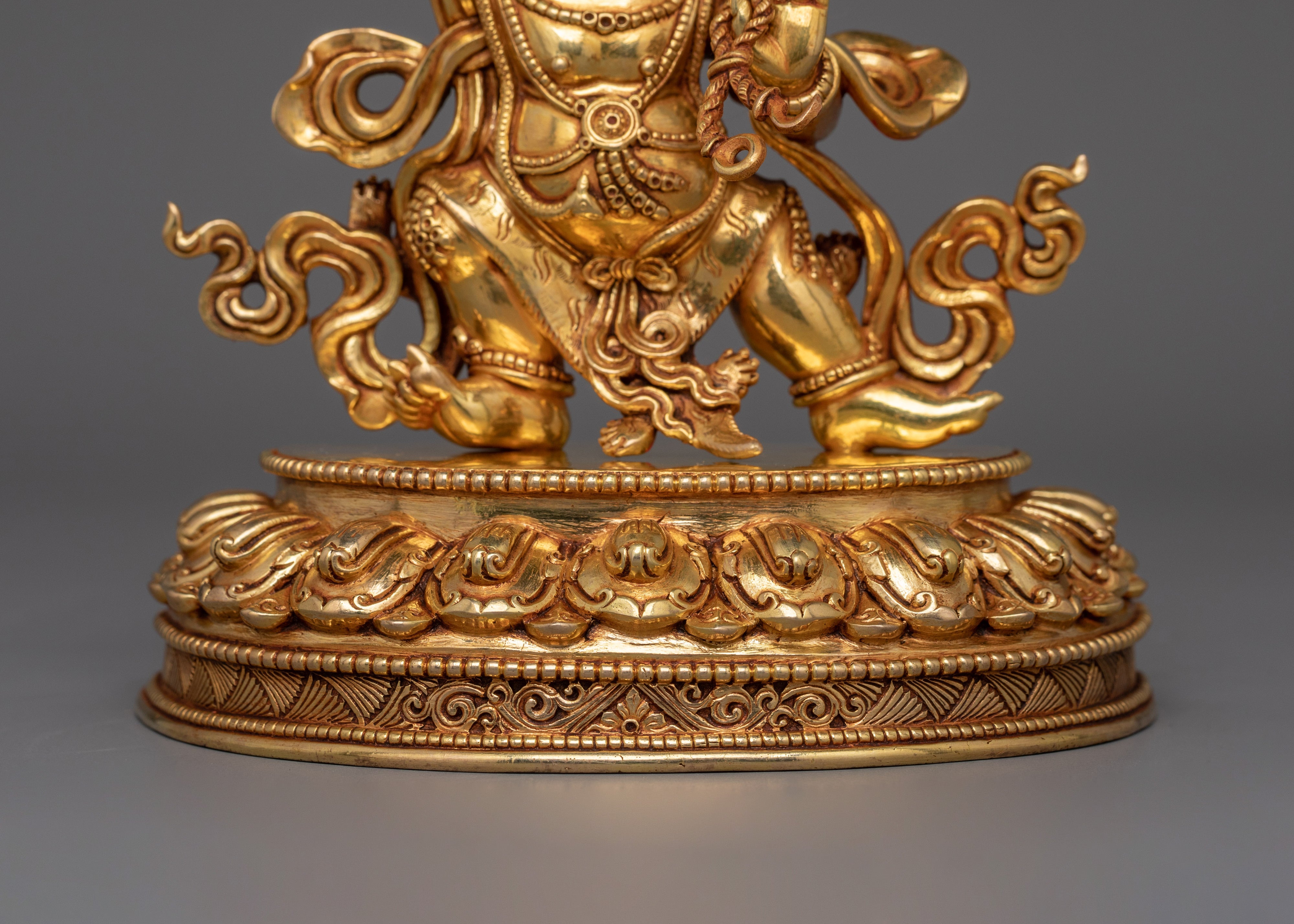 Vajrapani in Wrathful Form | Handcrafted Tibetan Altar Decor