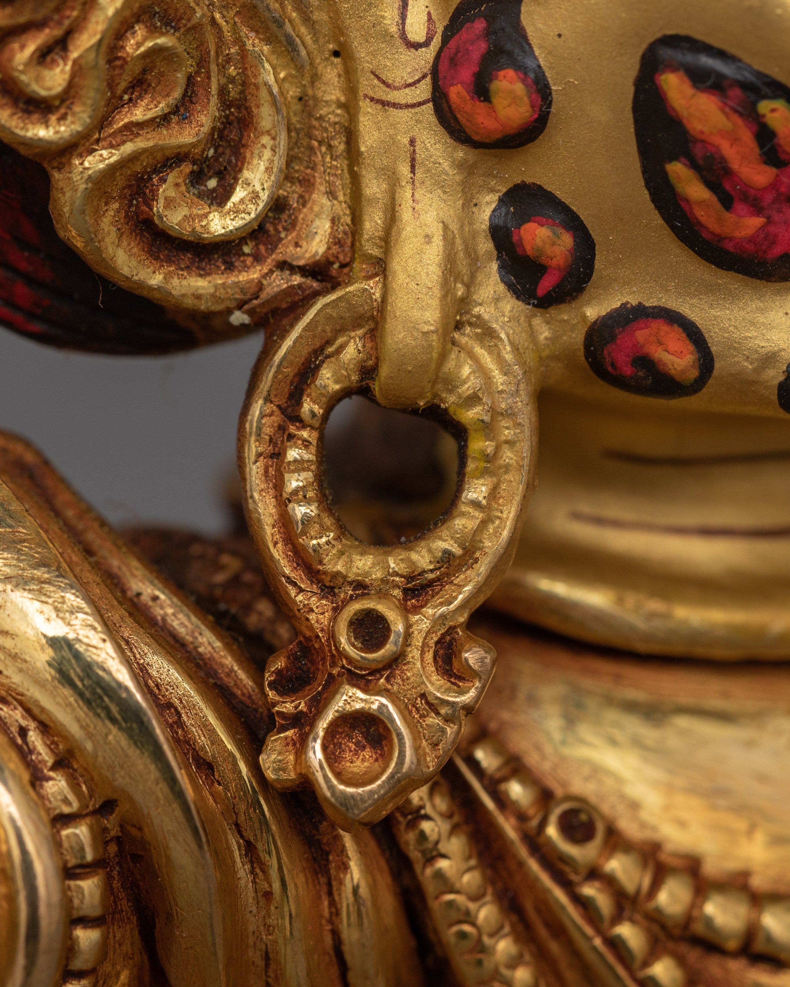 Vajrapani in Wrathful Form | Handcrafted Tibetan Altar Decor