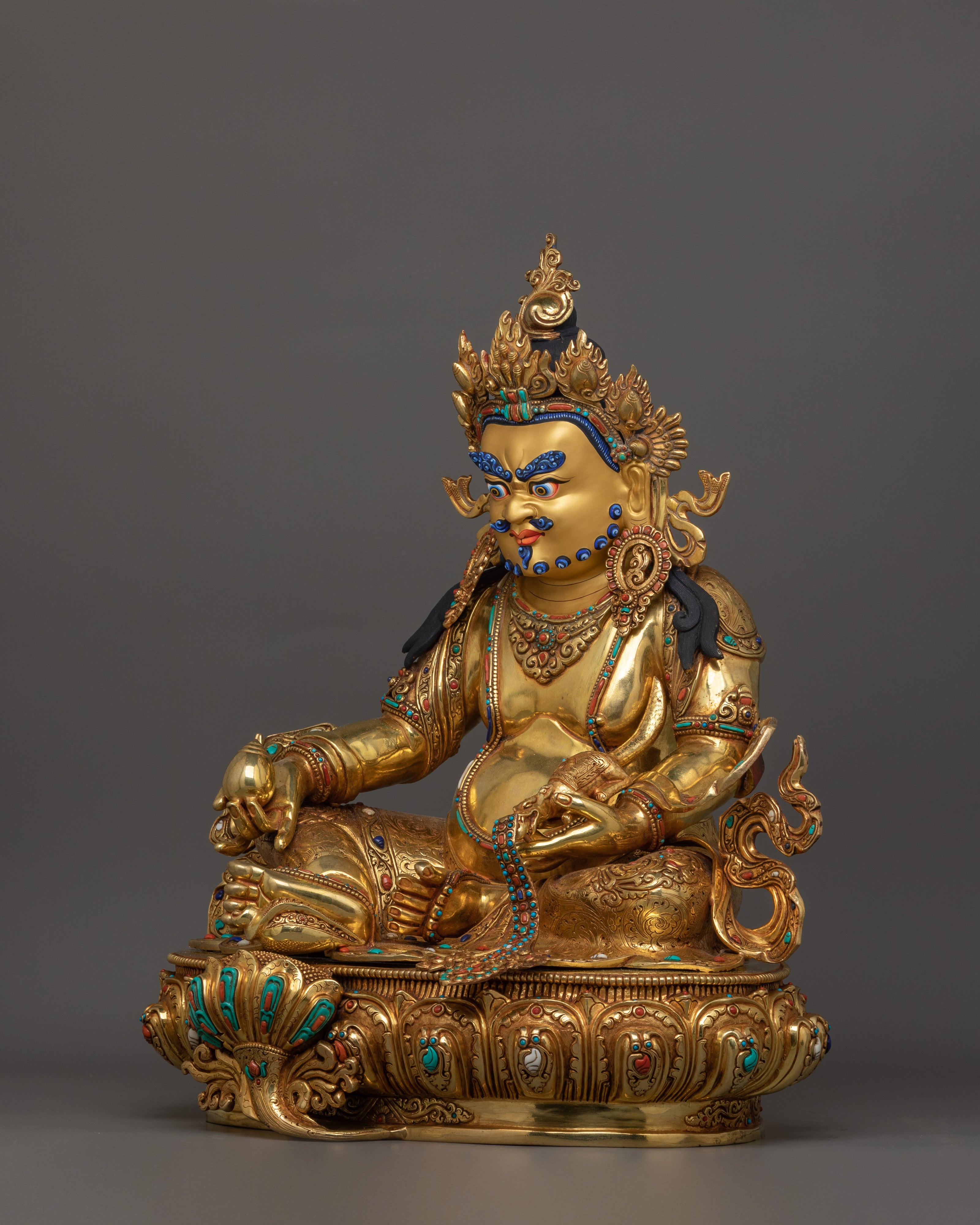 Dzambhala Statue for Prosperity | Wealth and Abundance Icon