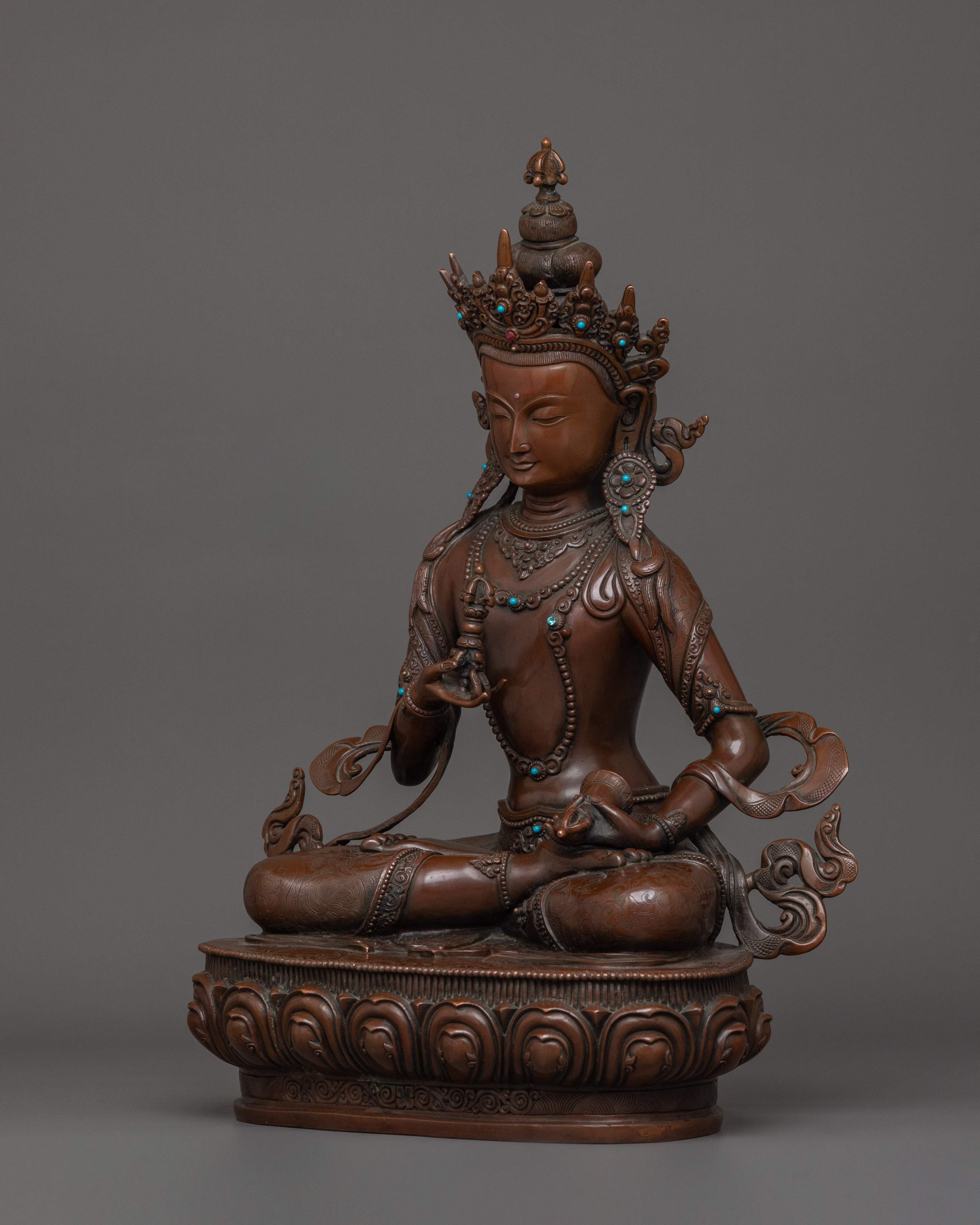 Himalayan Statue of Vajrasattva | Embodiment of Wisdom