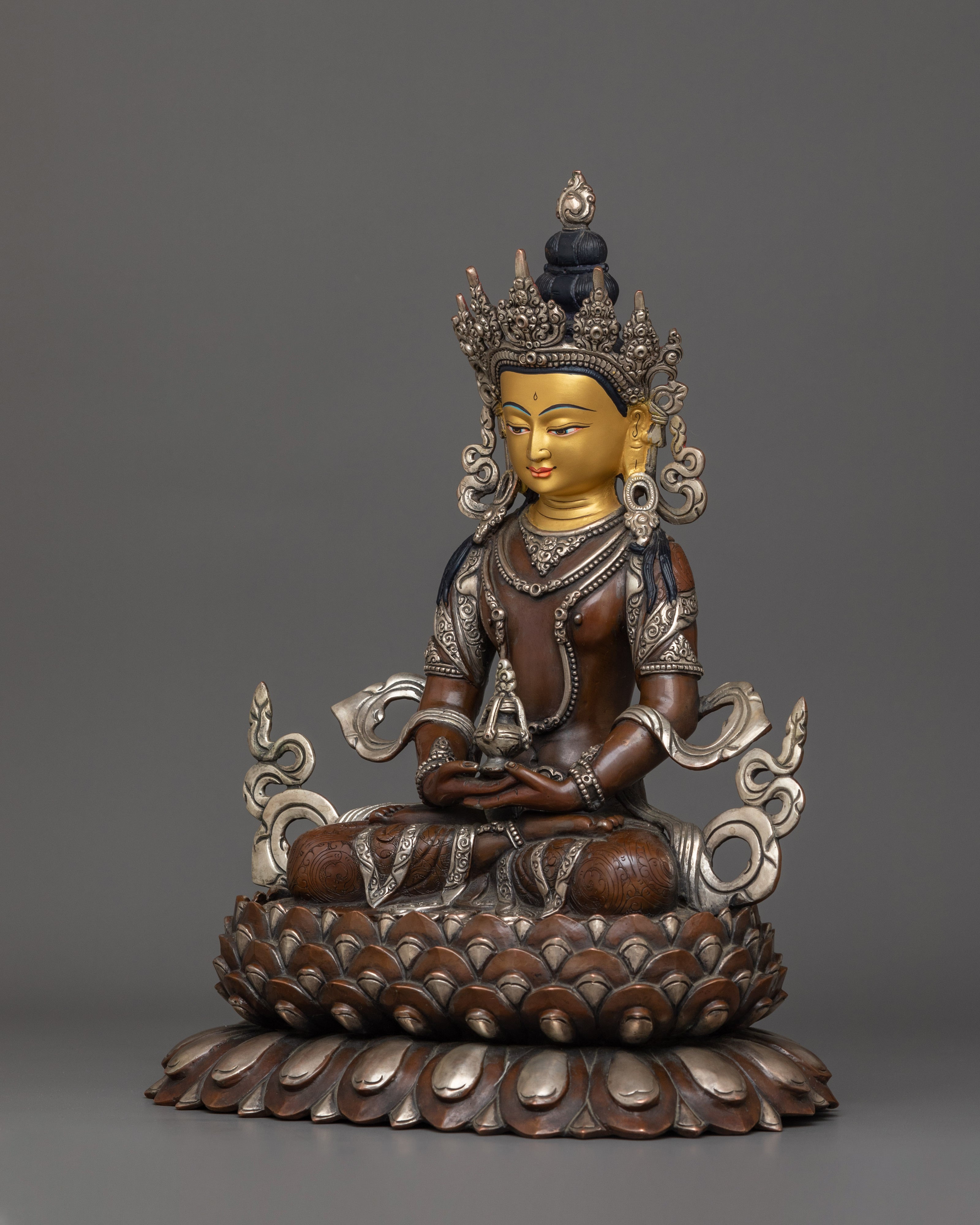 Traditional Figurine of Amitayus | Buddha of Infinite Life