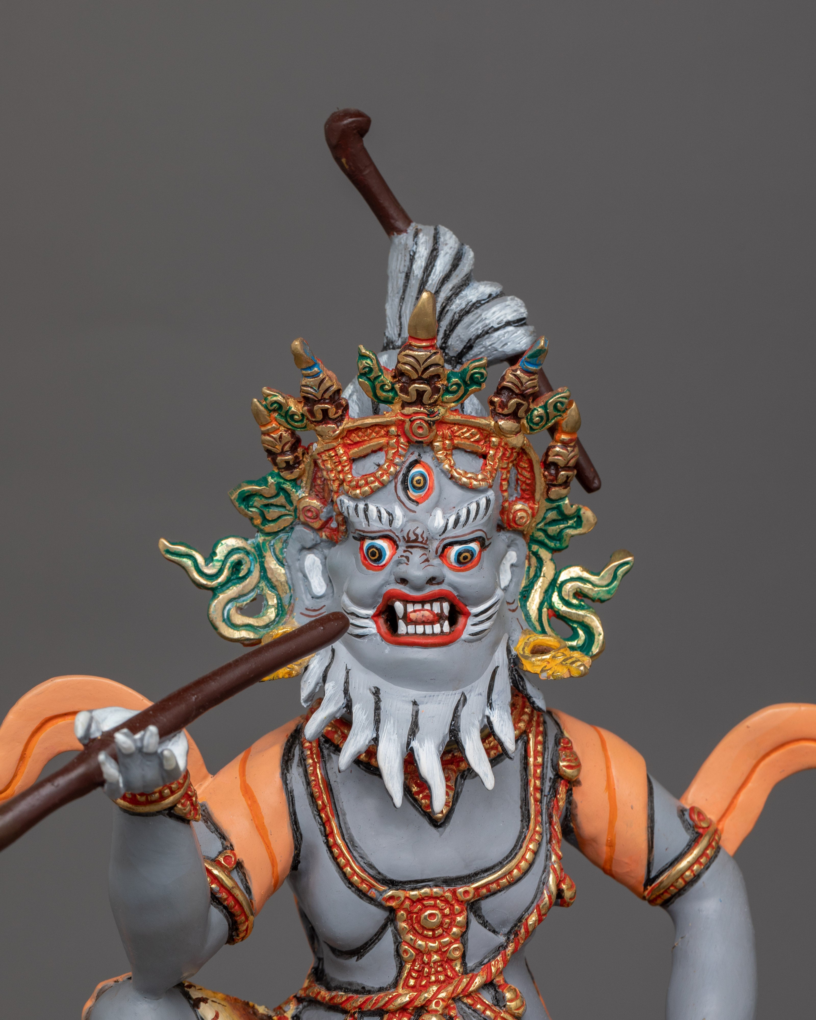 Brahmanrupa Mahakala Handmade Statue | "Mahakala in the Form of Brahman"