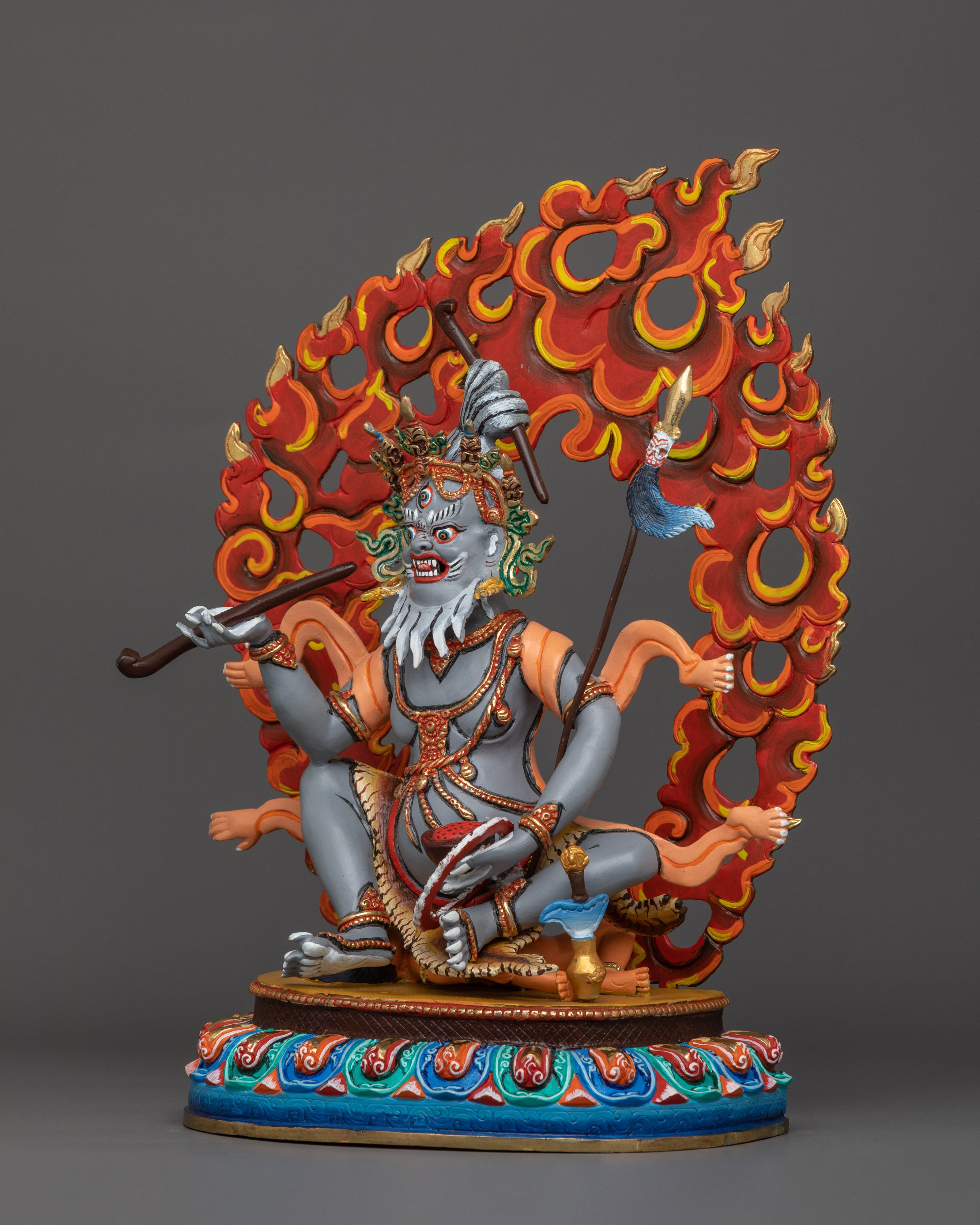 Brahmanrupa Mahakala Handmade Statue | "Mahakala in the Form of Brahman"