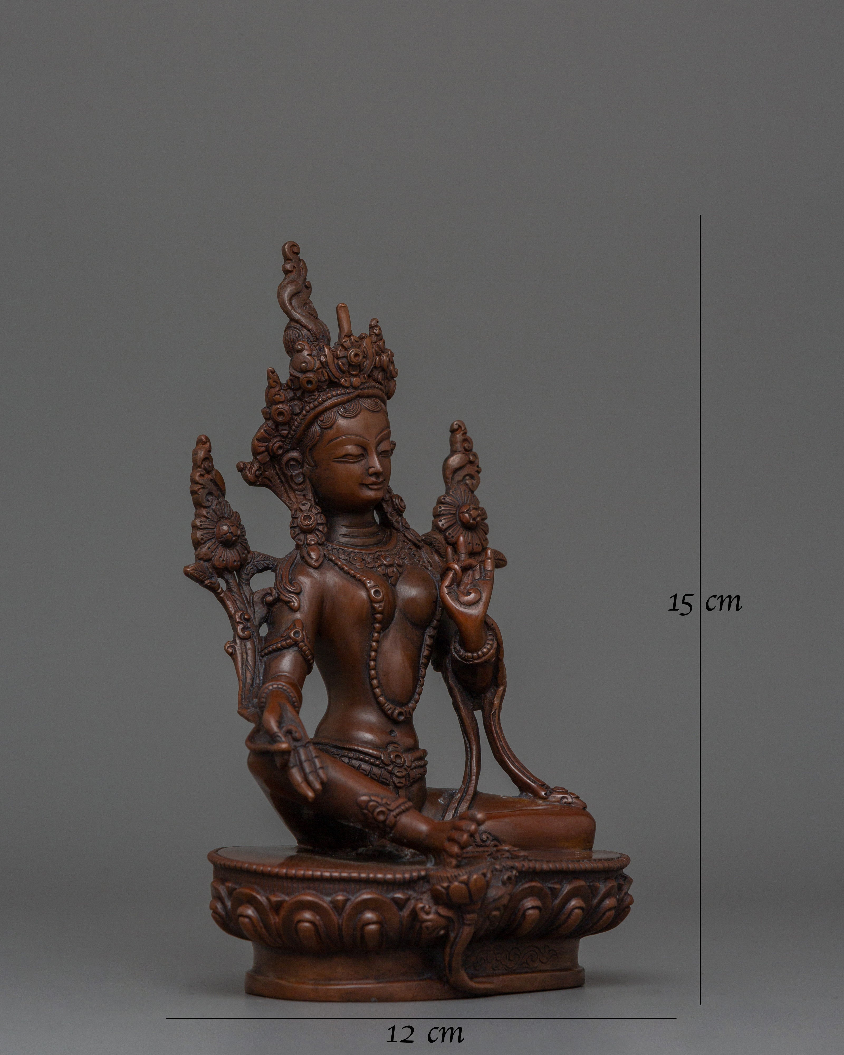 Green Tara in Varada Mudra | Divine Feminine Energy