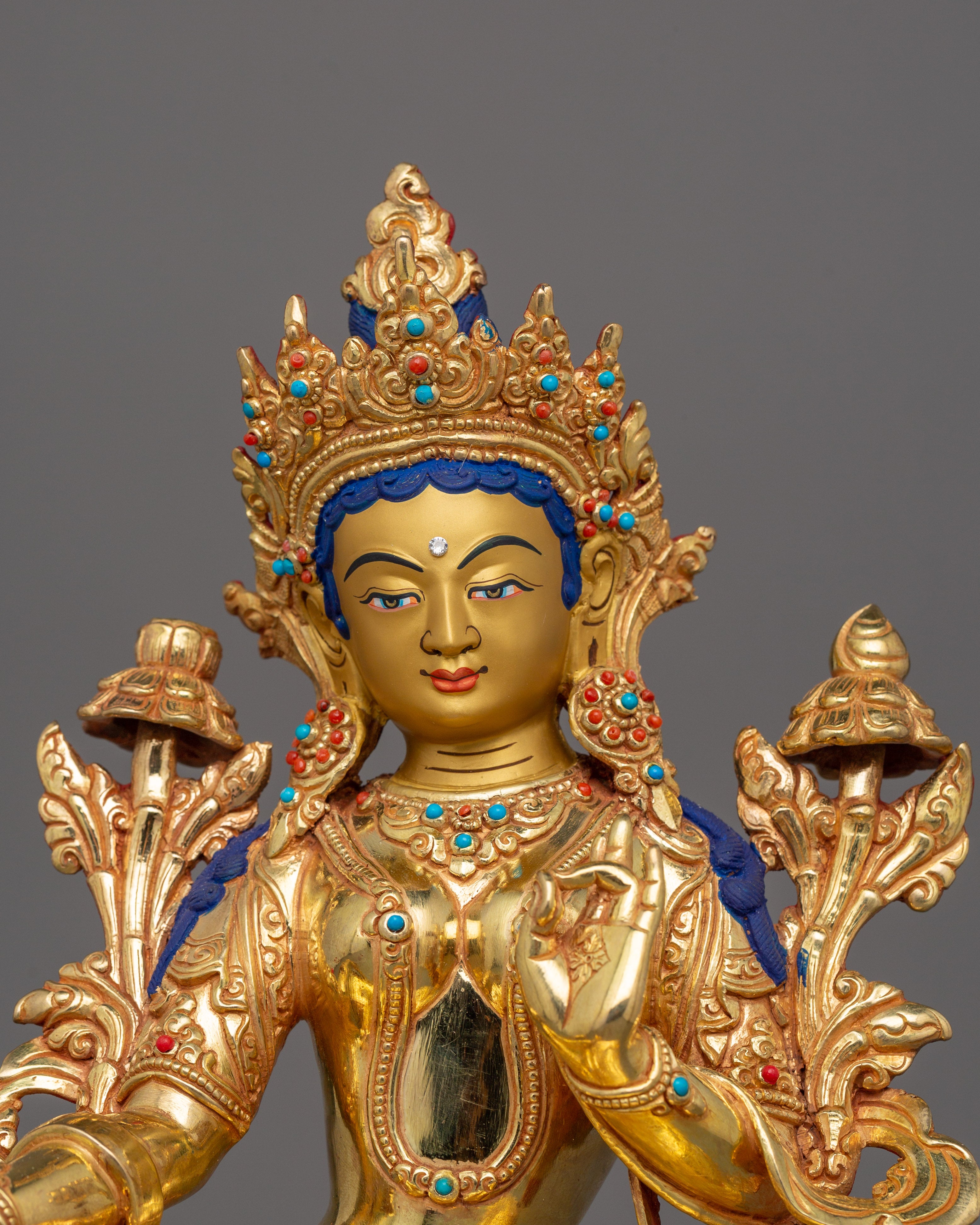 Sacred Green Tara Idol Statue | Divine Feminine Energy