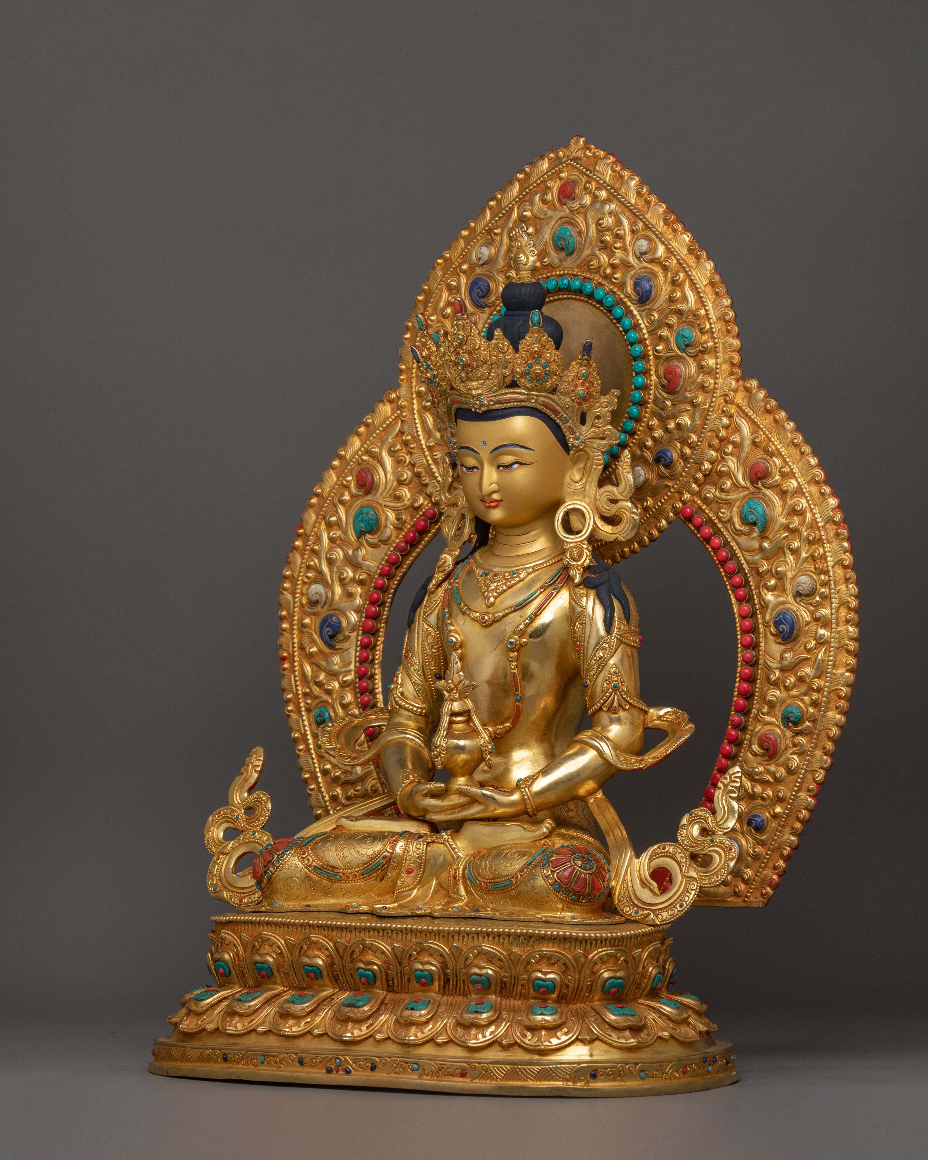 Sacred Sculpture of Amitayus | Buddha of Boundless Life