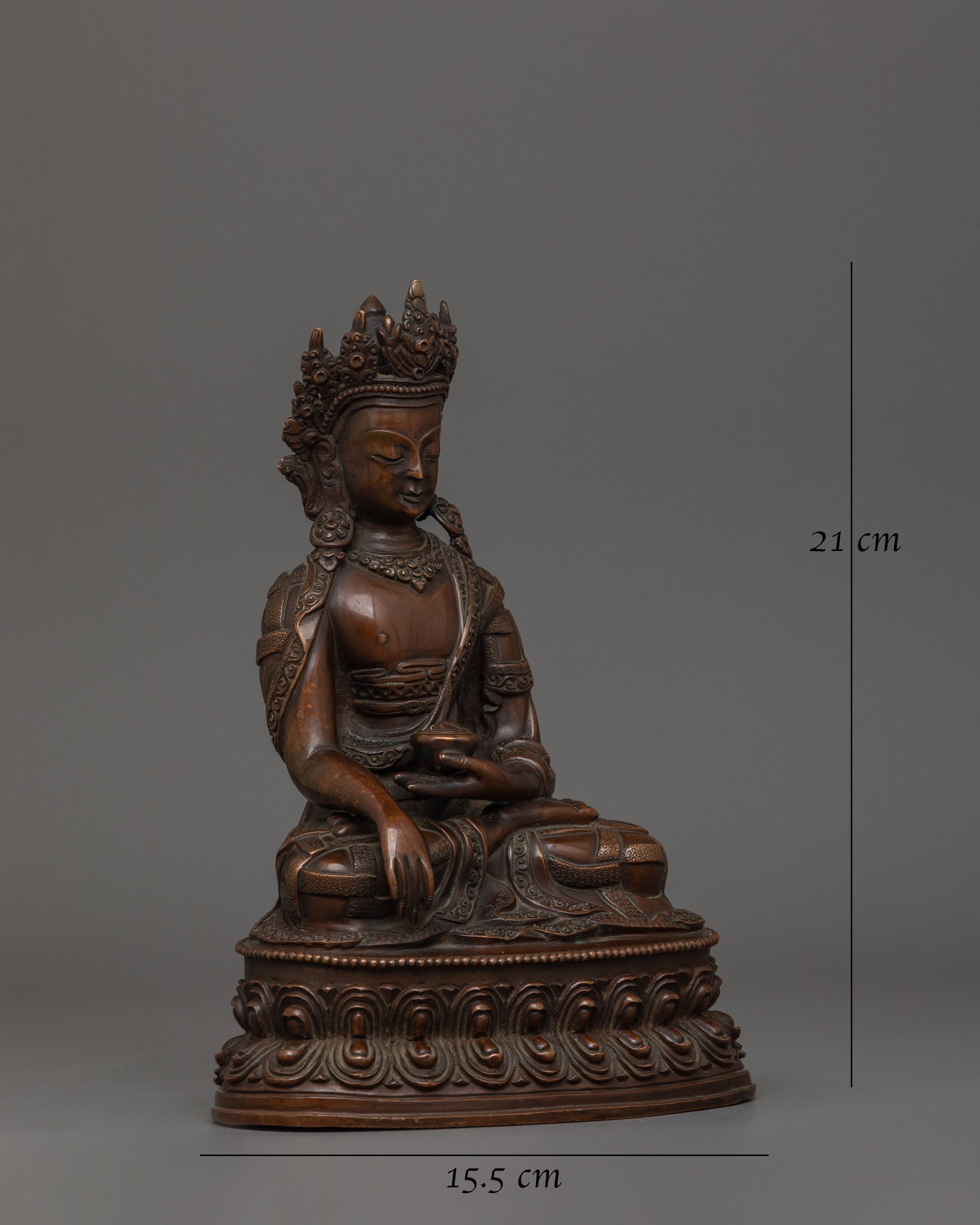 handmade-statue-of-crown-shakyamuni-buddha