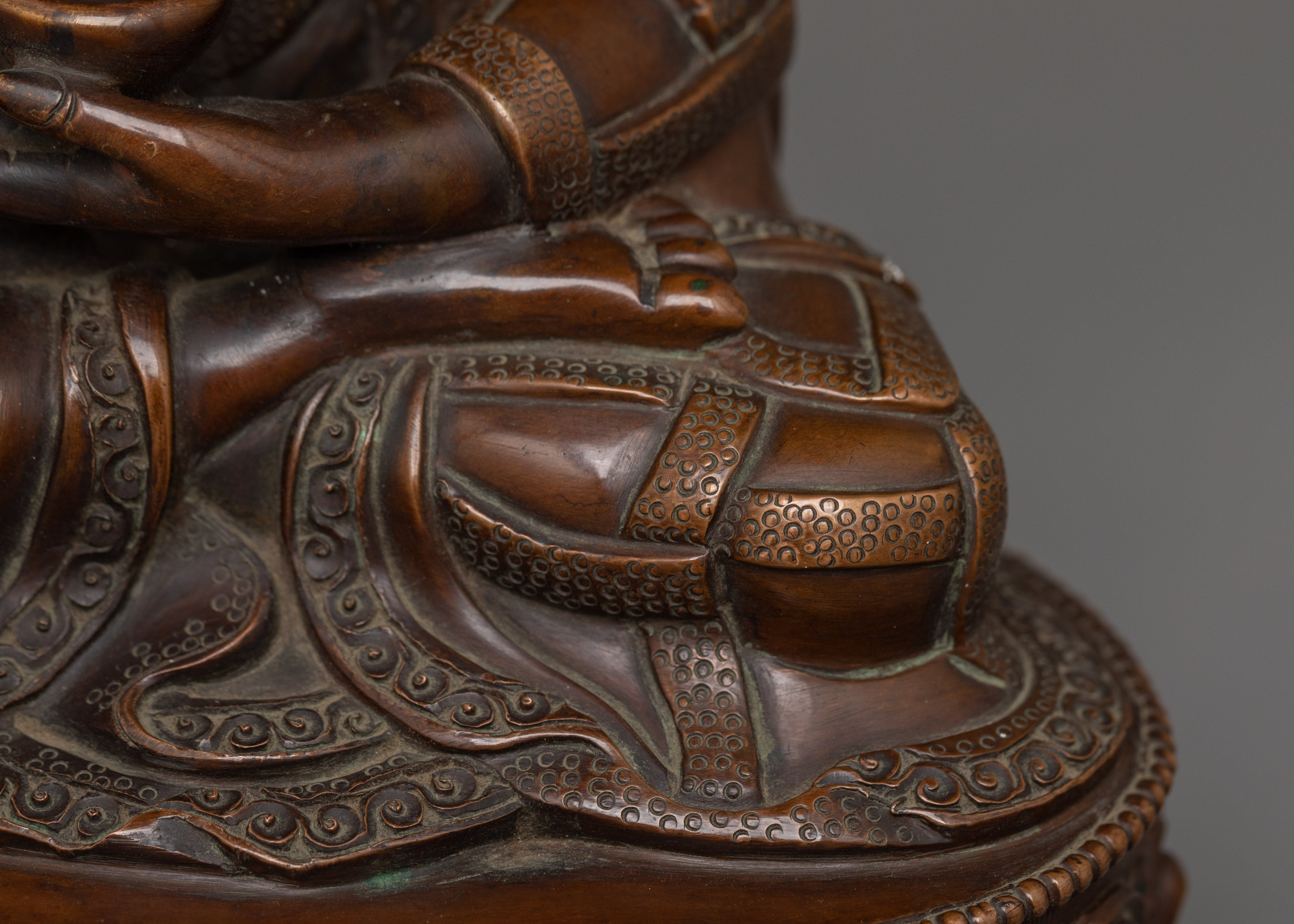 Handmade Statue of Crown Shakyamuni Buddha | Crowned Buddha of Enlightenment