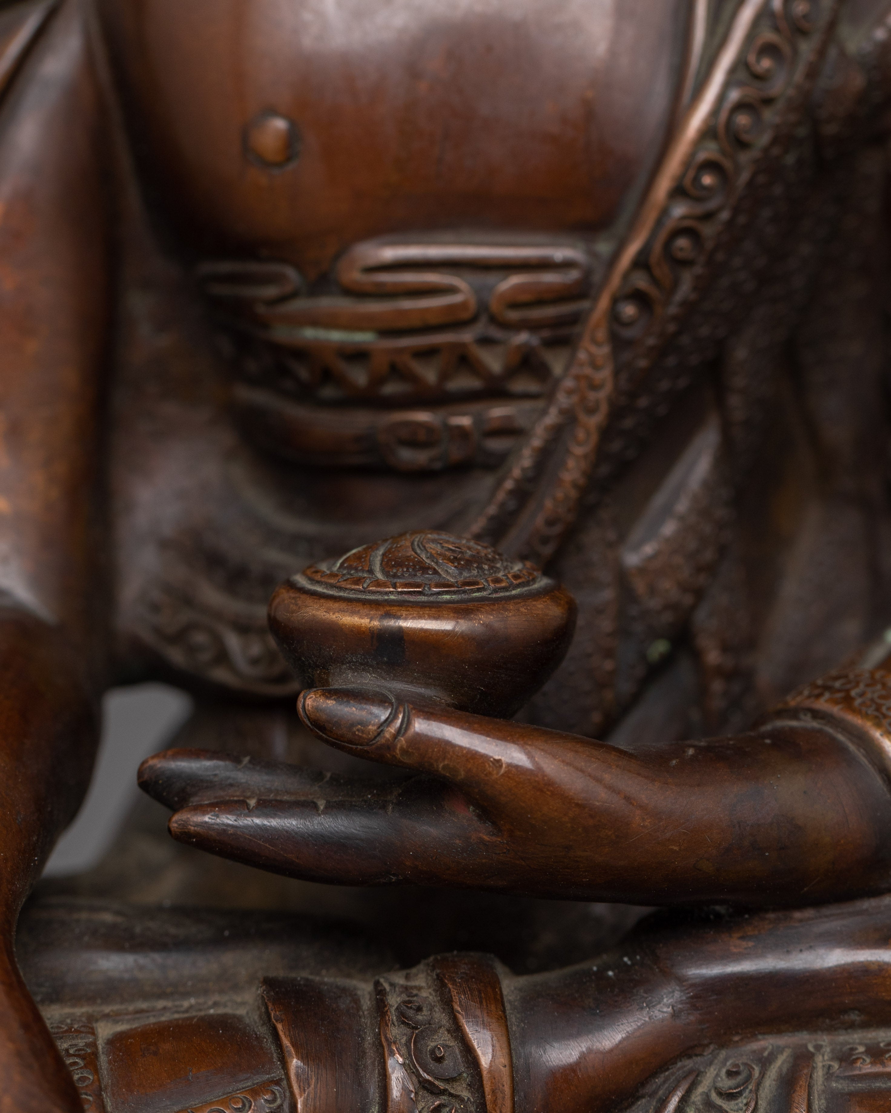 Handmade Statue of Crown Shakyamuni Buddha | Crowned Buddha of Enlightenment