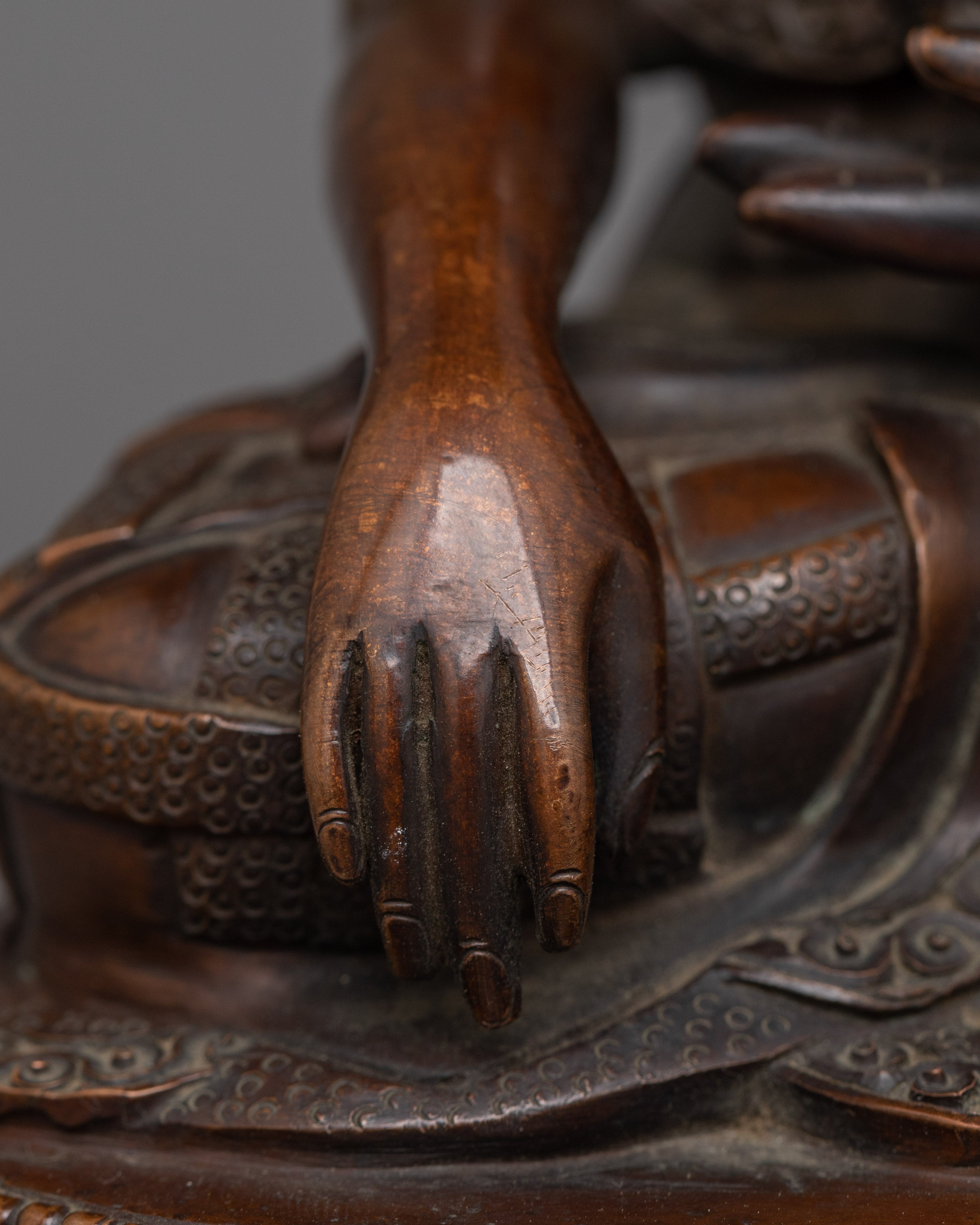 Handmade Statue of Crown Shakyamuni Buddha | Crowned Buddha of Enlightenment